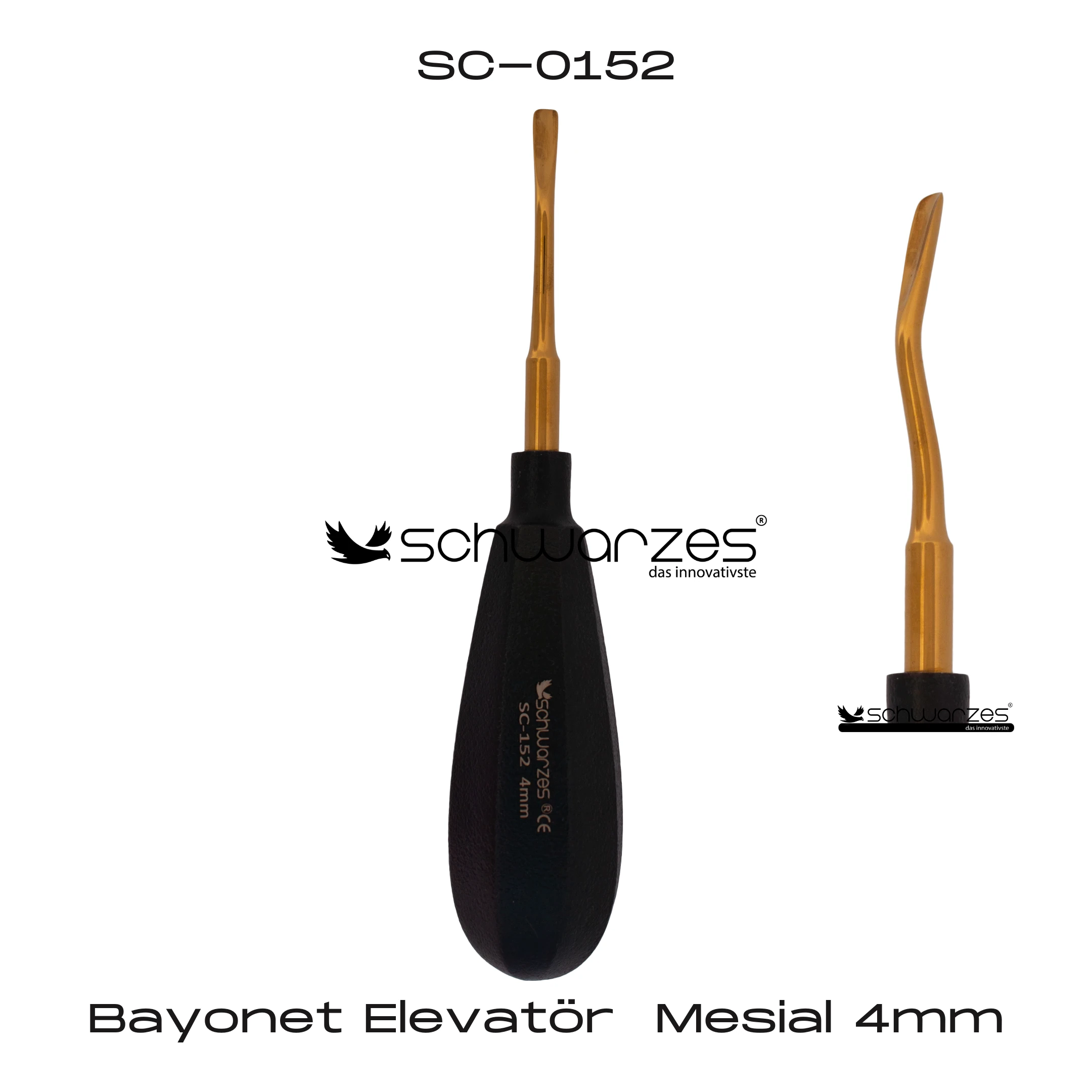 Bayonet Elevatör Mesial - 4mm
