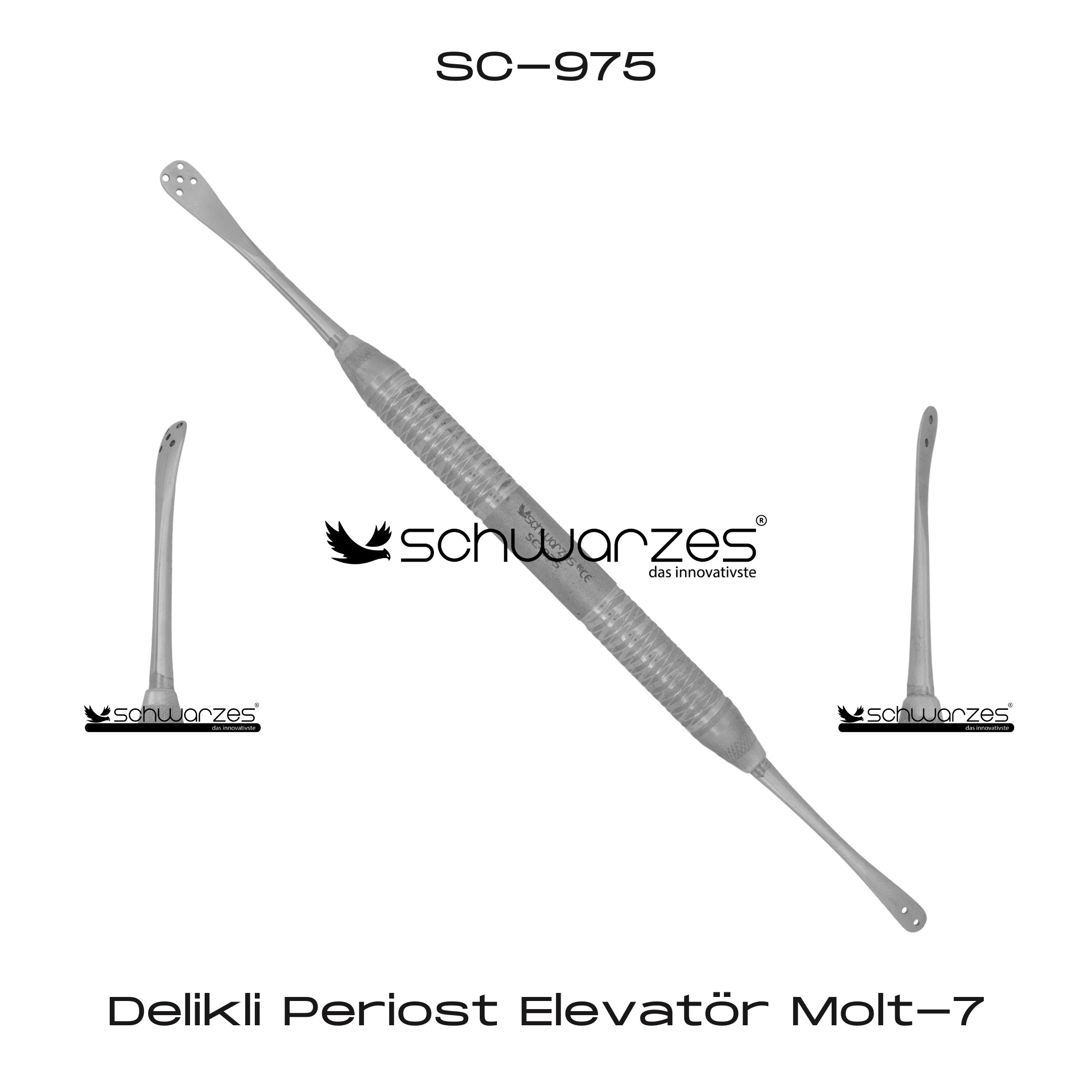 Delikli Periost Elevatör Molt-7