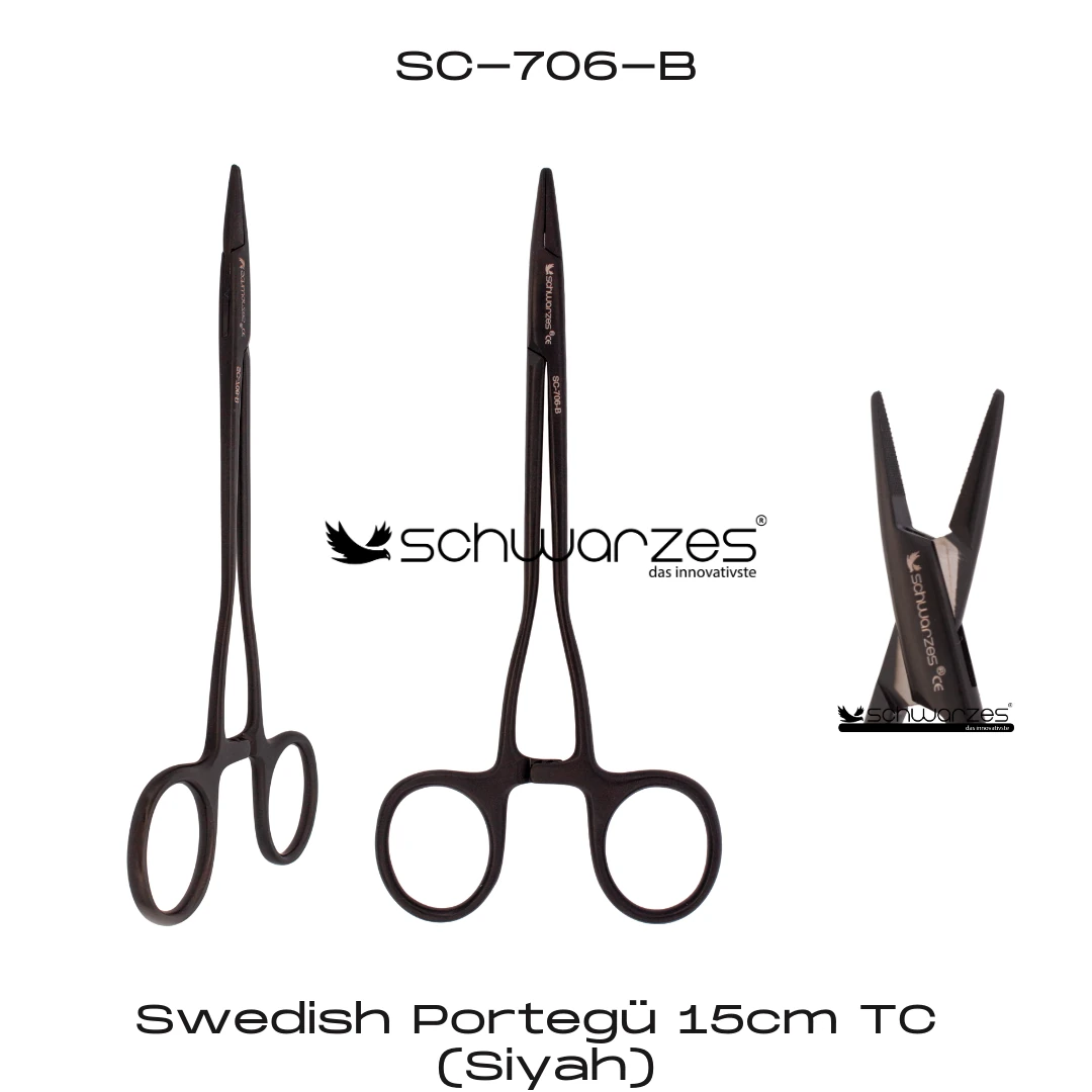 Swedish Portegü 15cm TC - Siyah