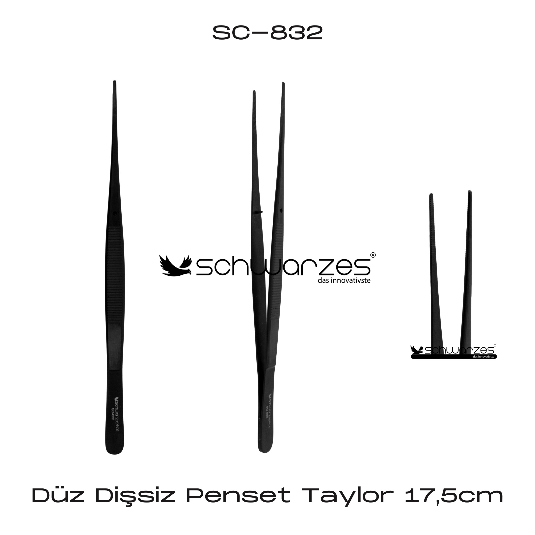 Düz Dişsiz Penset Taylor 17,5cm