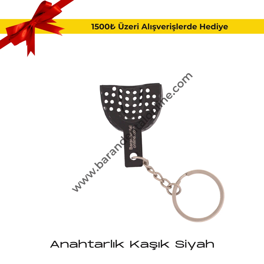 Anahtarlık - Kaşık Siyah