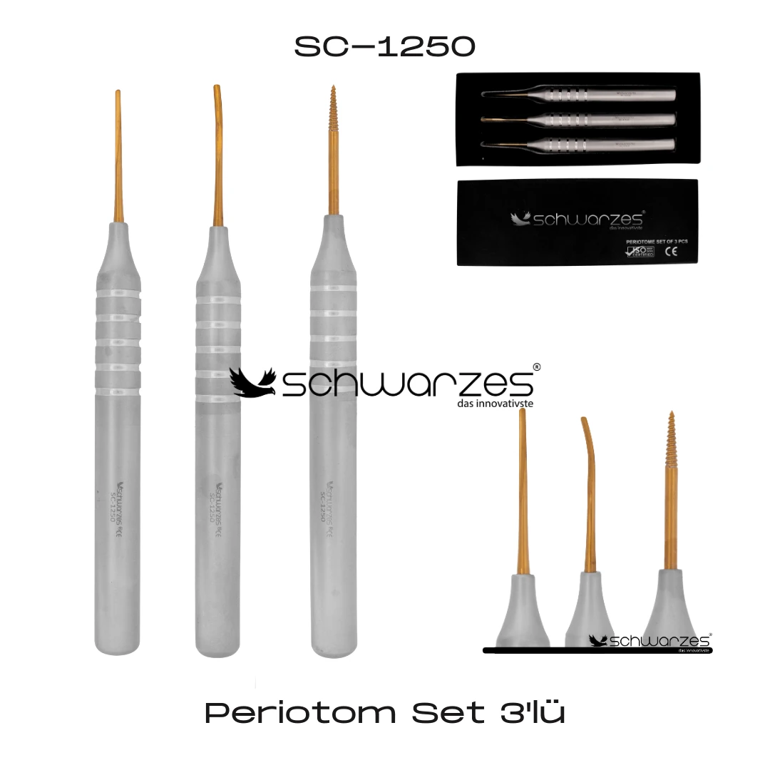 Periotom Set 3'lü