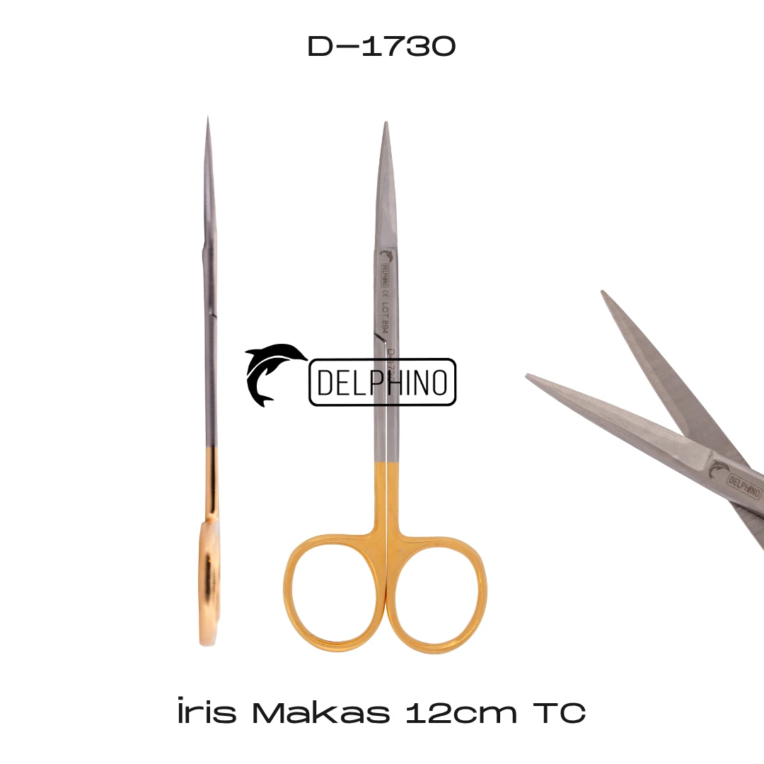 İris Makas 12cm - Tungstencarbit