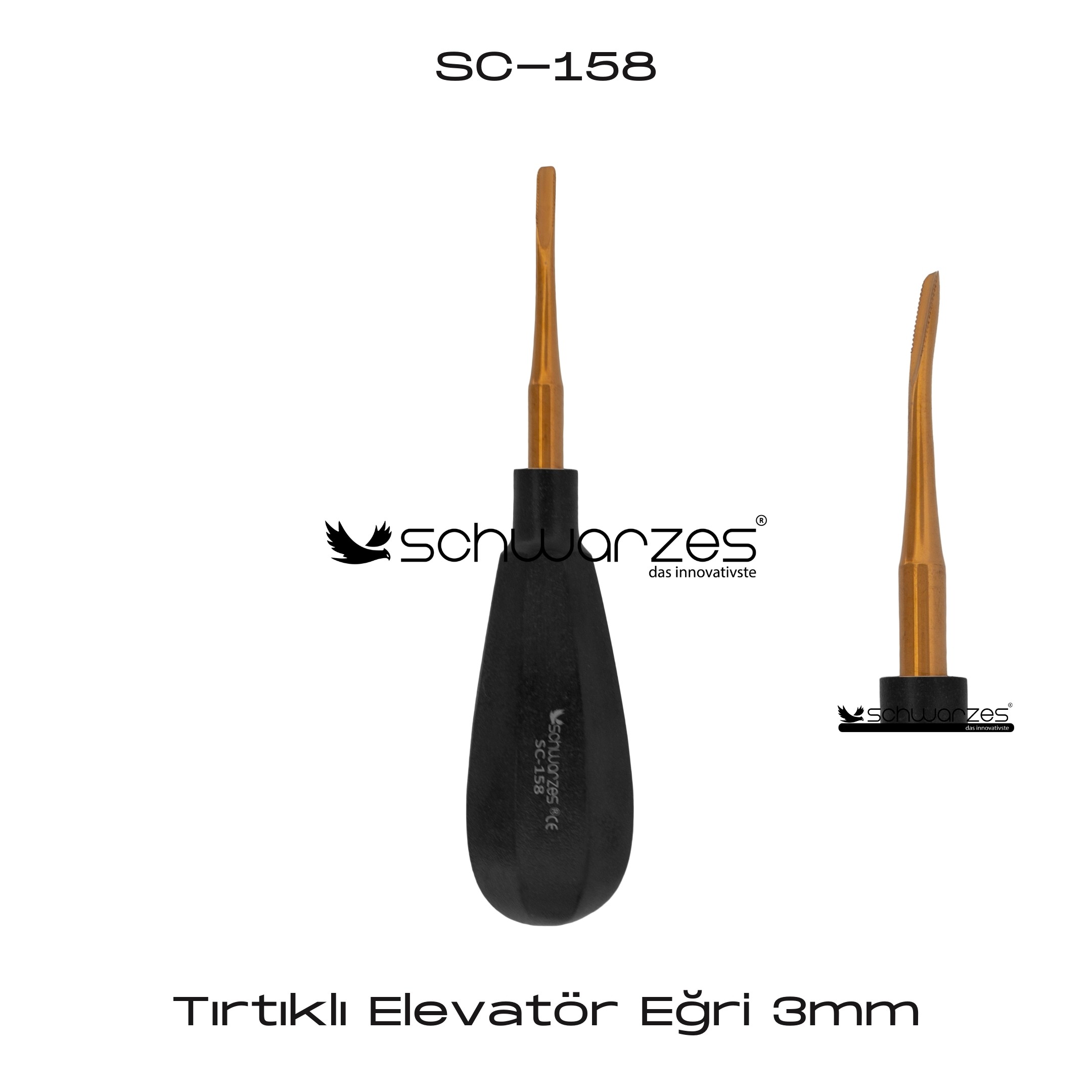 Tırtıklı Elevatör Eğri - 3mm