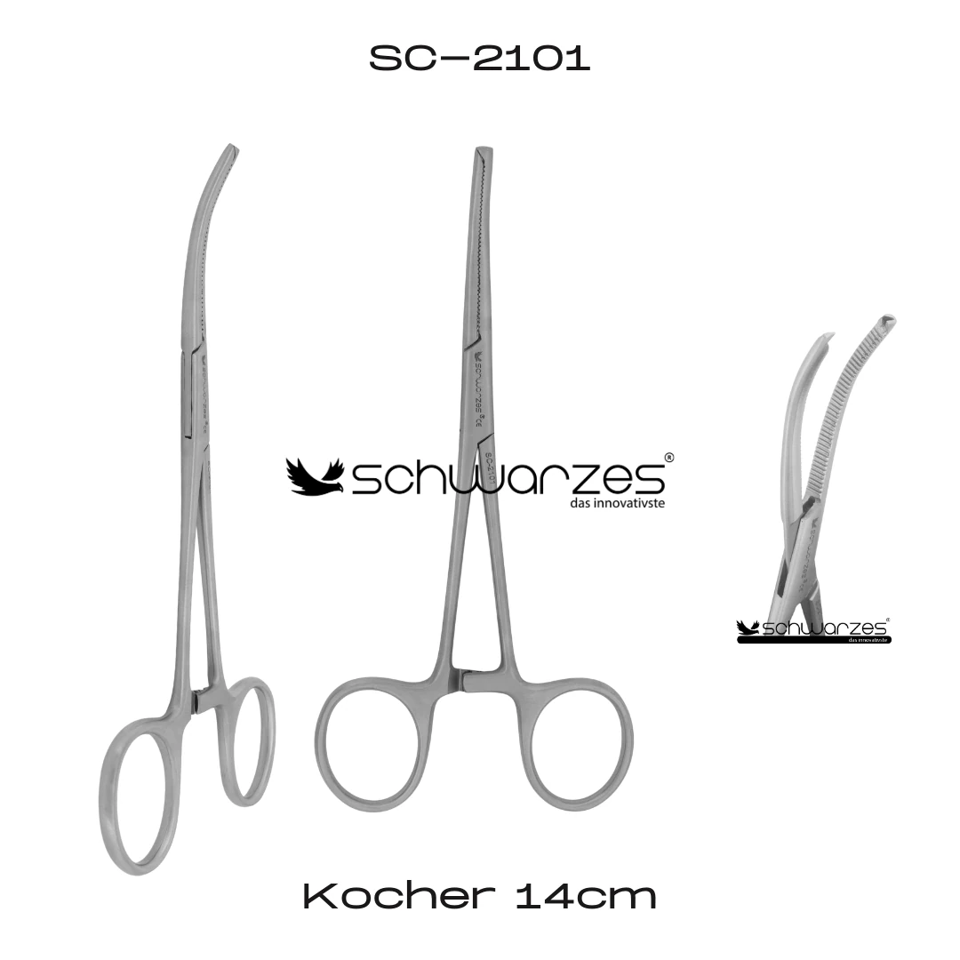 Kocher - Eğri 14cm