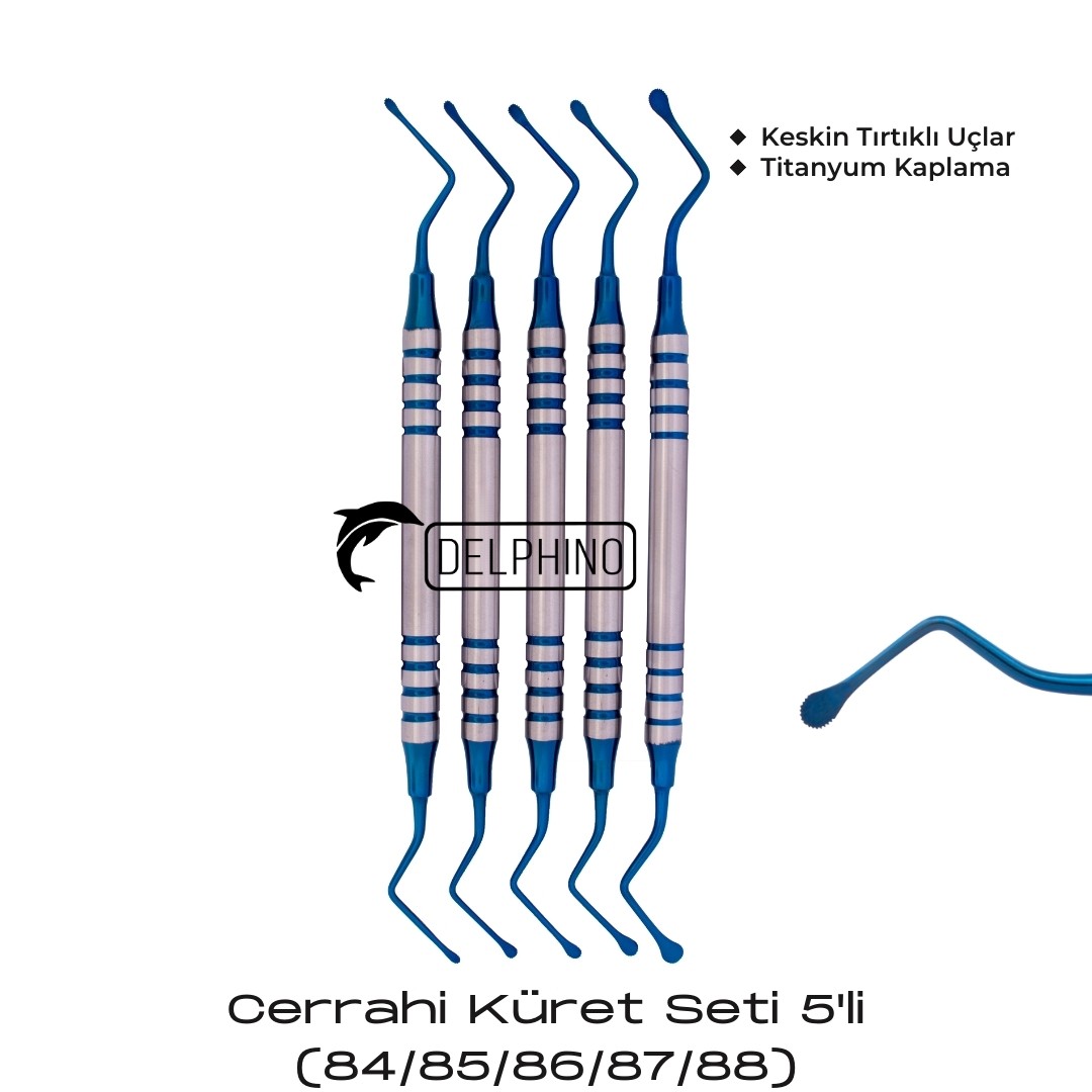 Cerrahi Küret Seti 5'li