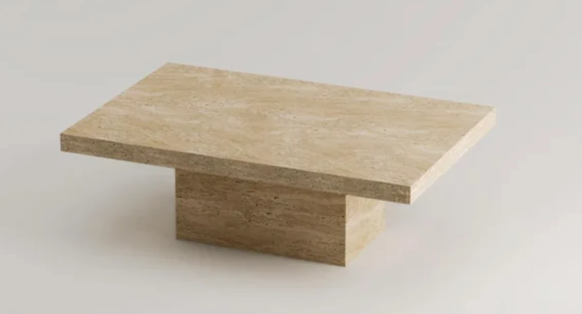 Cavo Traverten Orta Sehpa