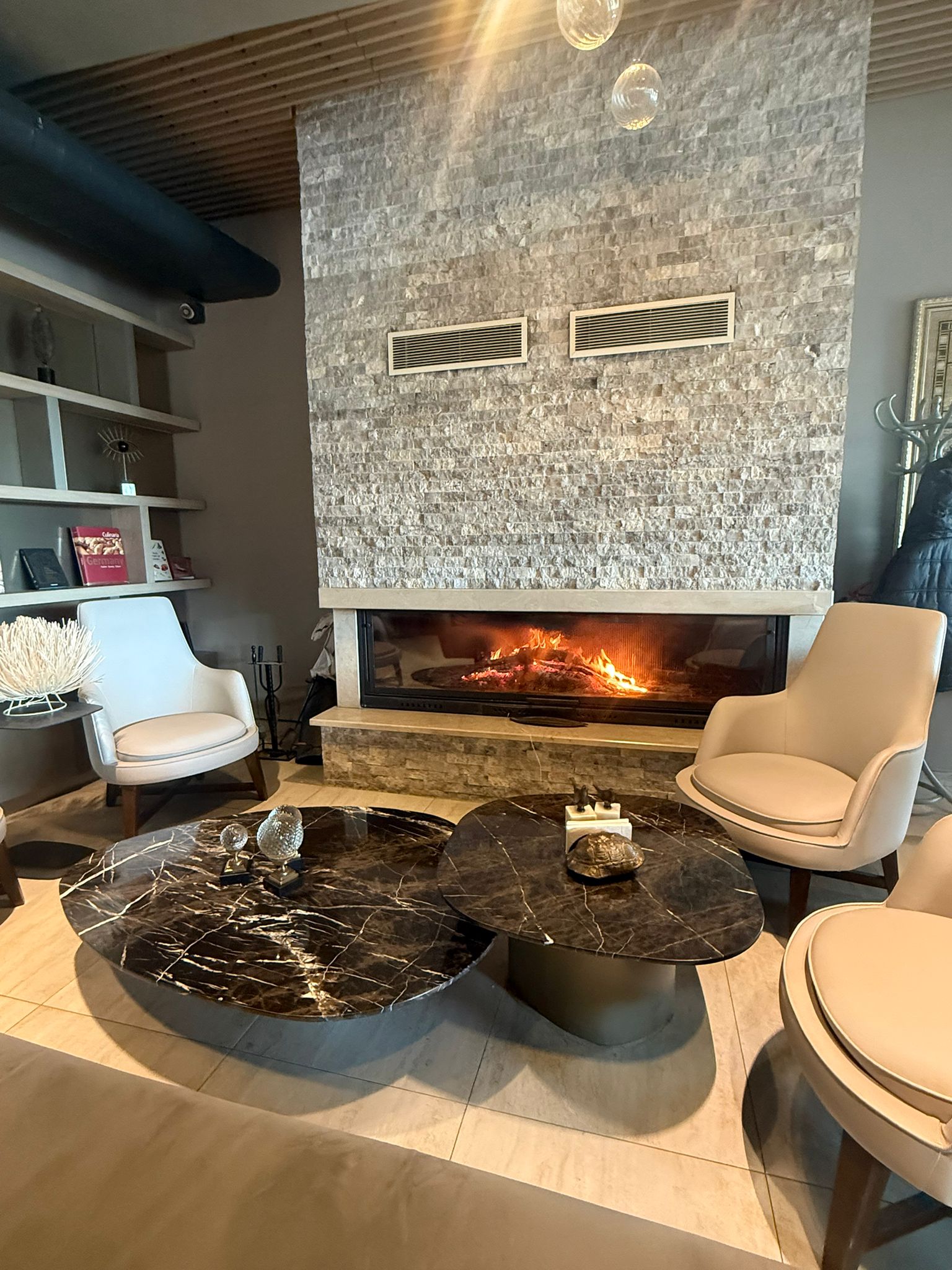 Seneth Bruno Perla Mermer Orta Sehpa