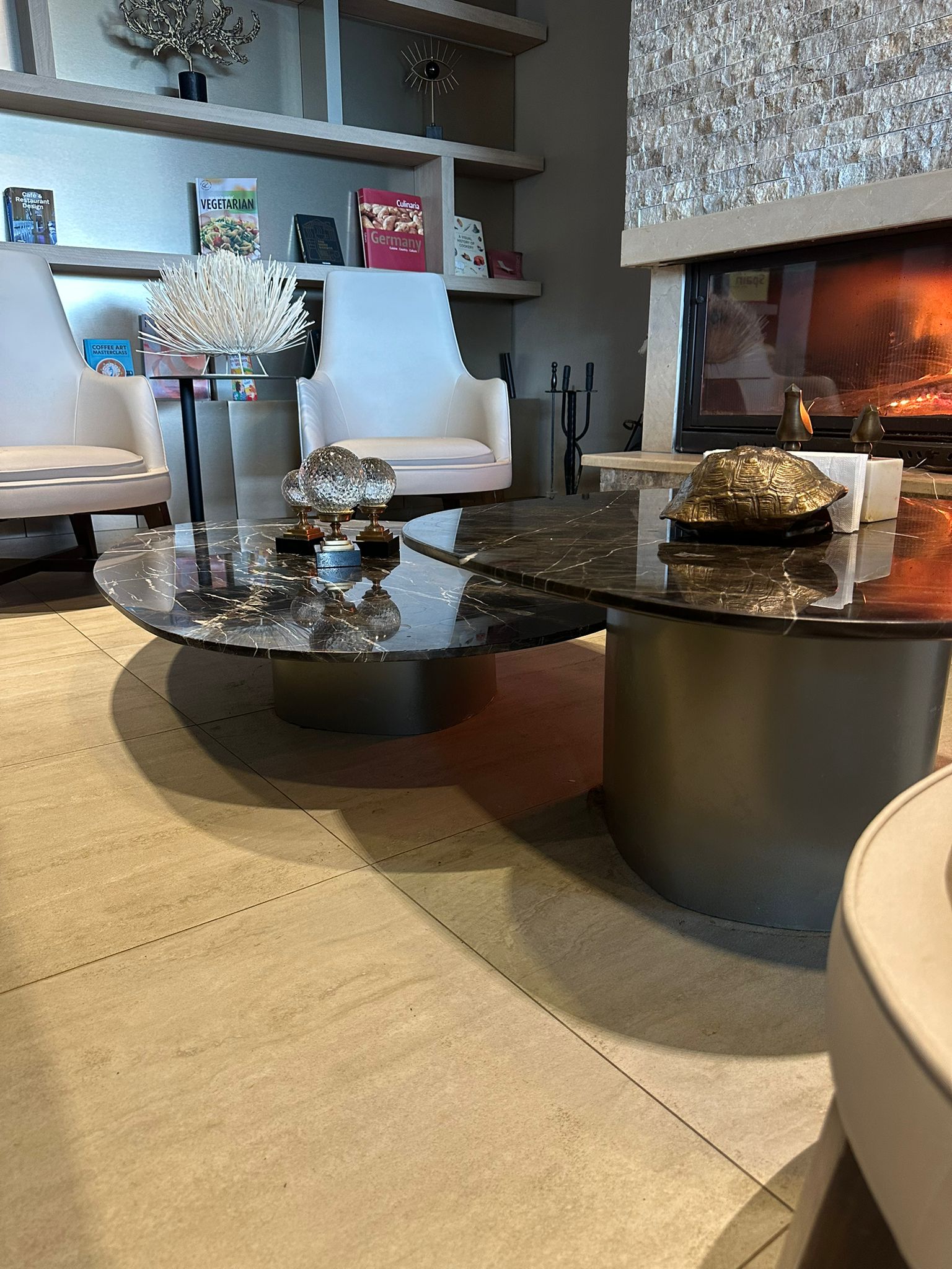 Seneth Bruno Perla Mermer Orta Sehpa