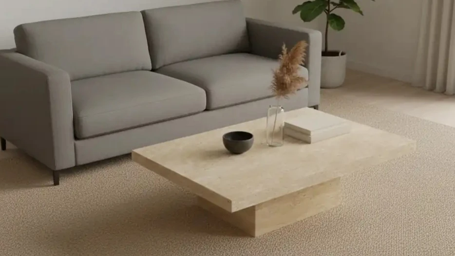 Cavo Traverten Orta Sehpa