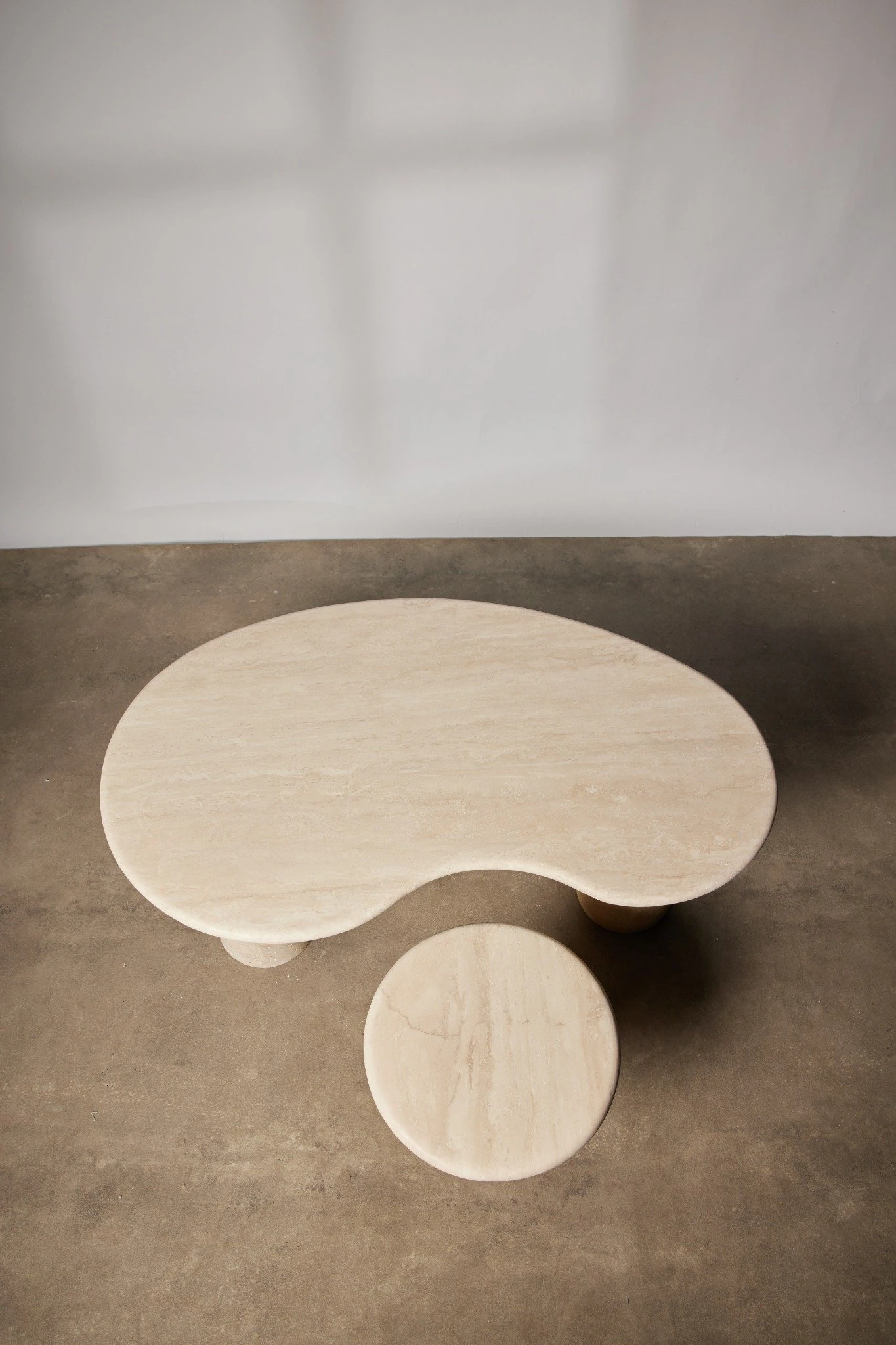 Bean Traverten Orta Sehpa