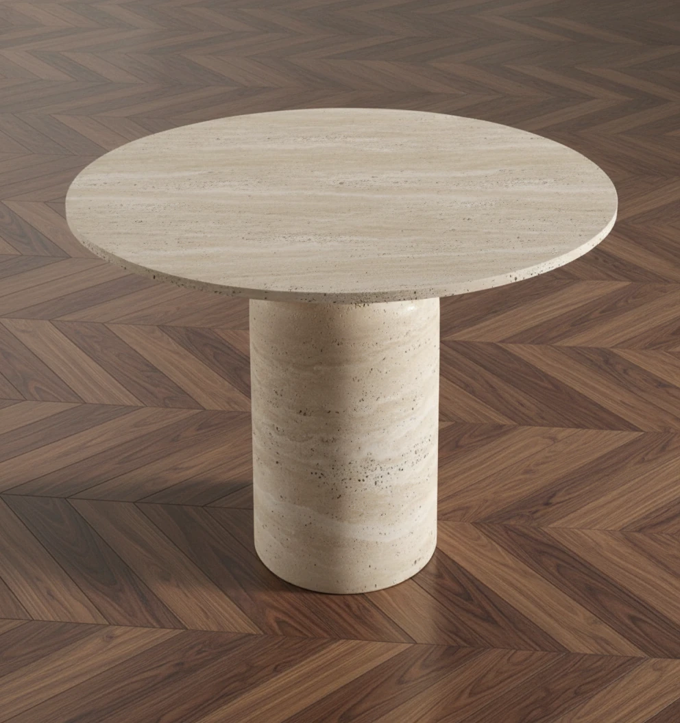 Nest Traverten Yemek Masası