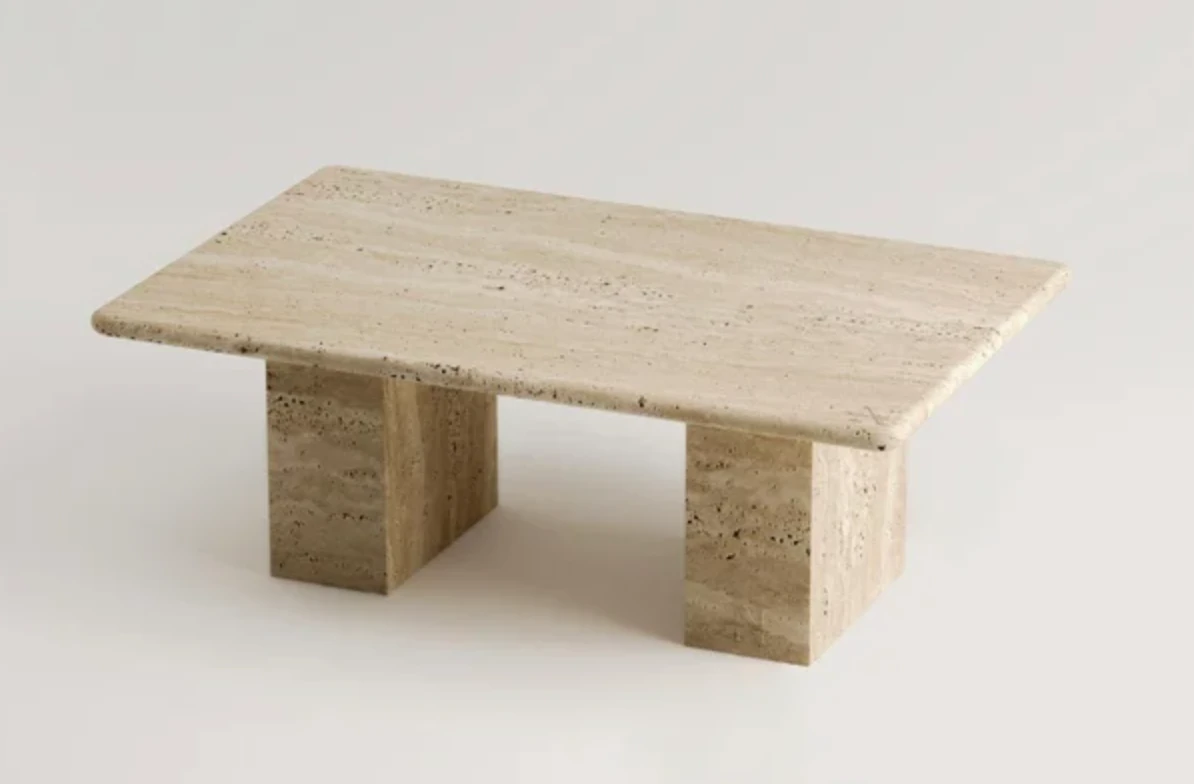 Nero Traverten Orta Sehpa