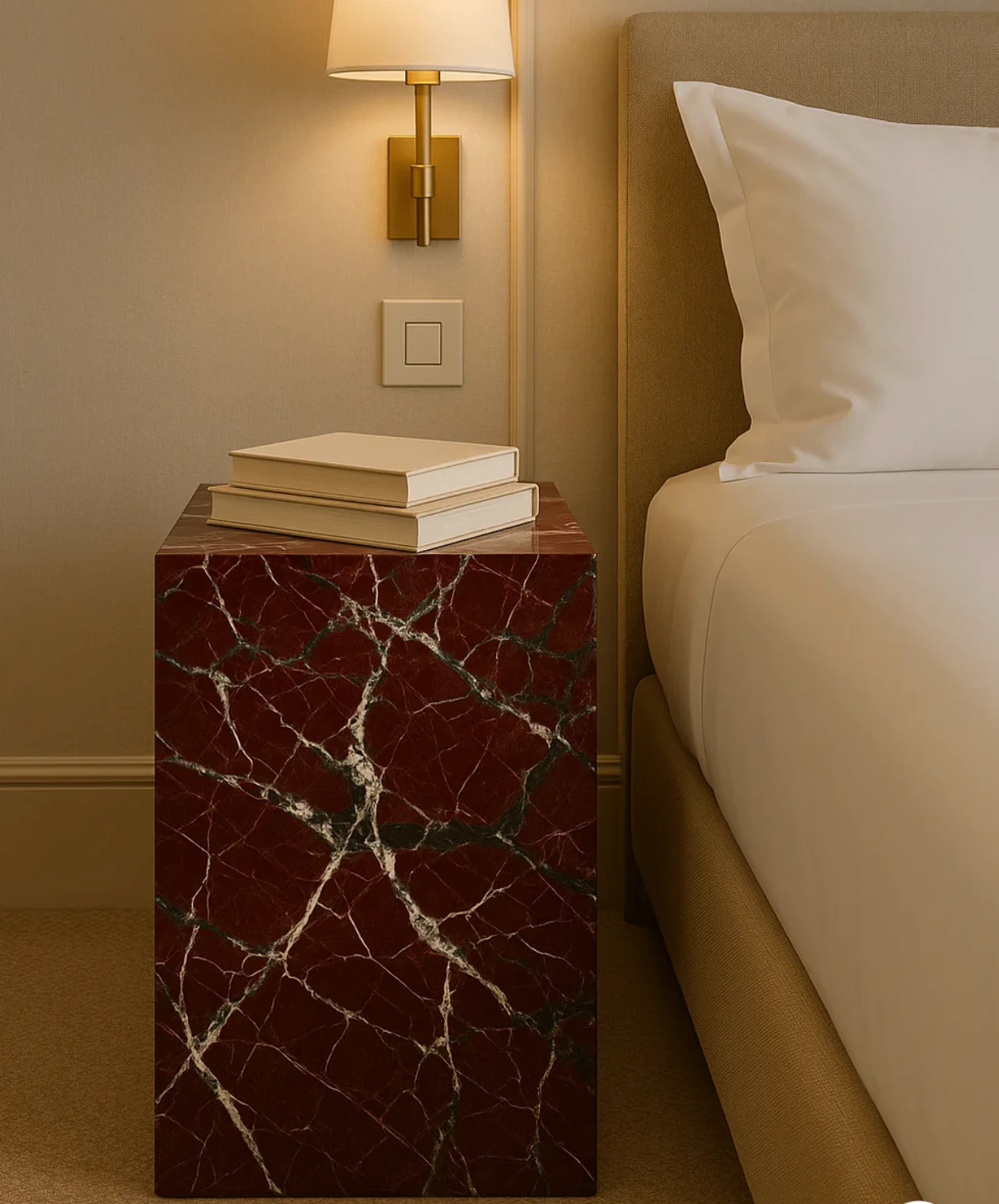 Swan Elazığ Vişne Mermer Sütun / Komidin