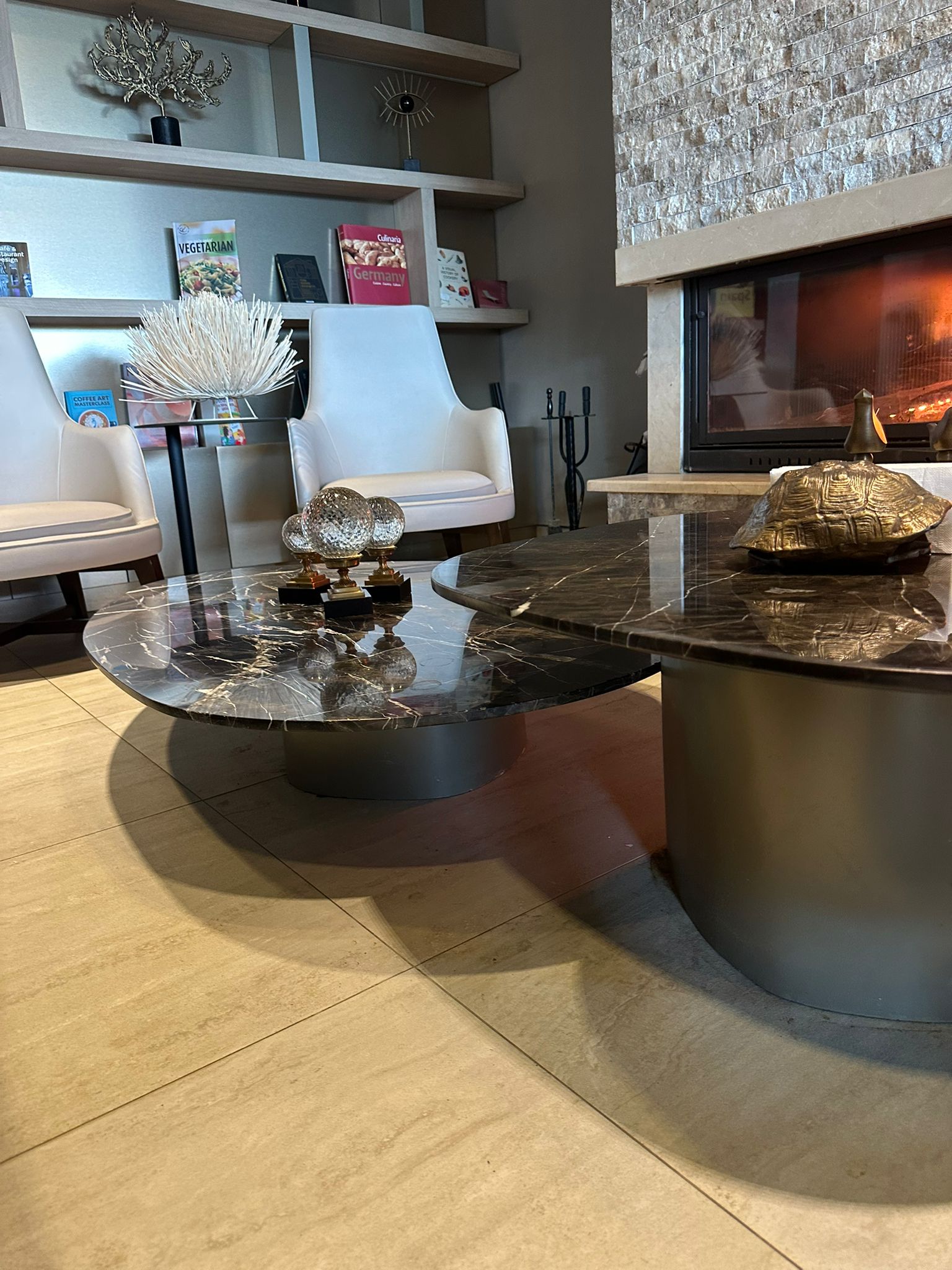 Seneth Bruno Perla Mermer Orta Sehpa