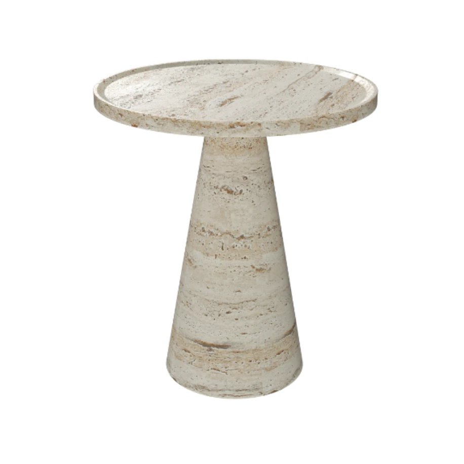 Vela Traverten Yan Sehpa