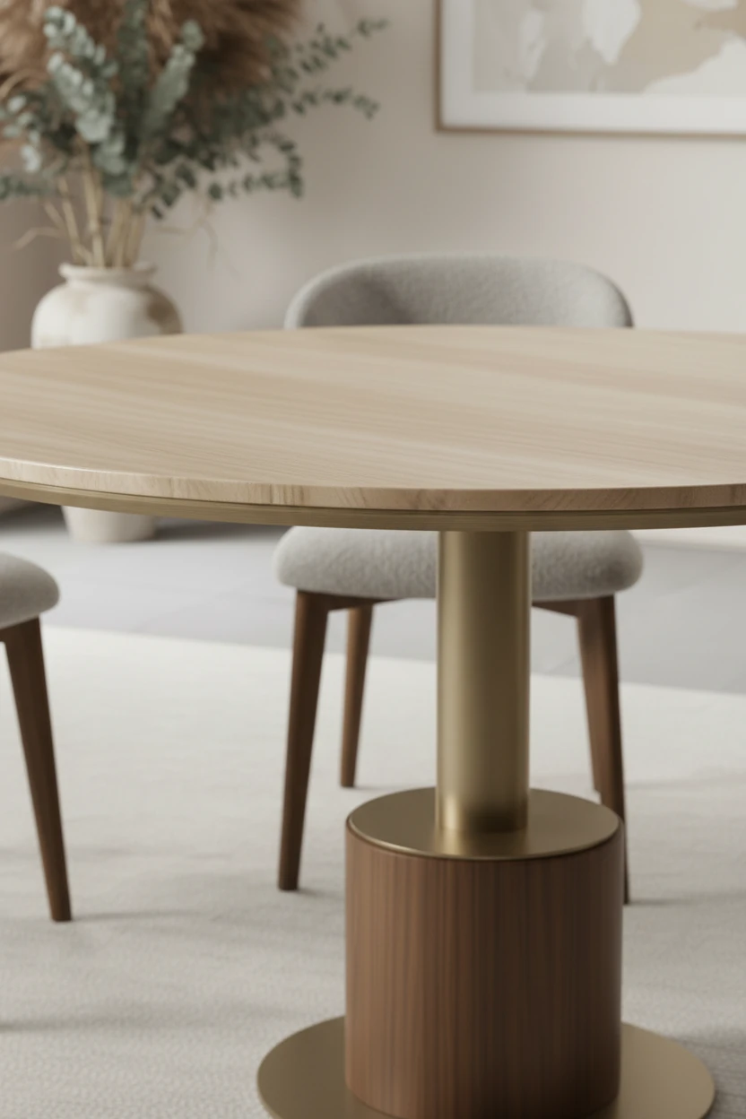 Hermia Traverten Yemek Masası