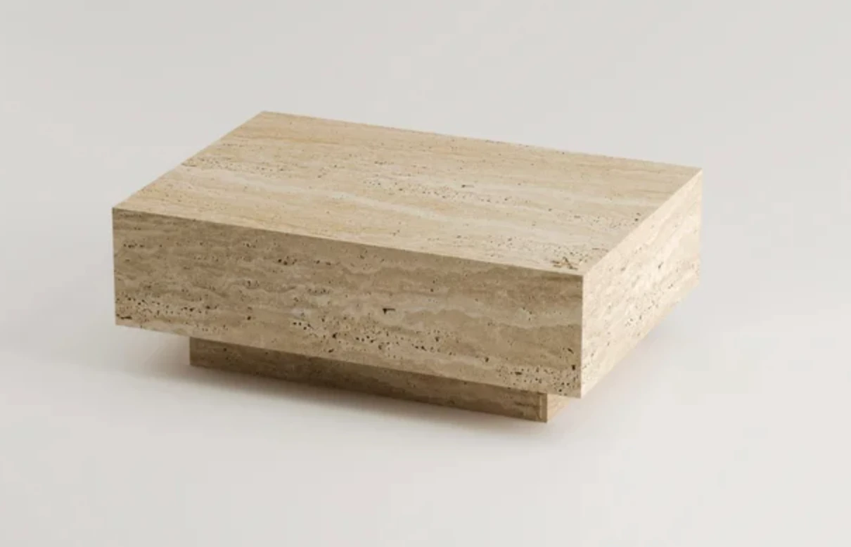 Fiore Traverten Orta Sehpa