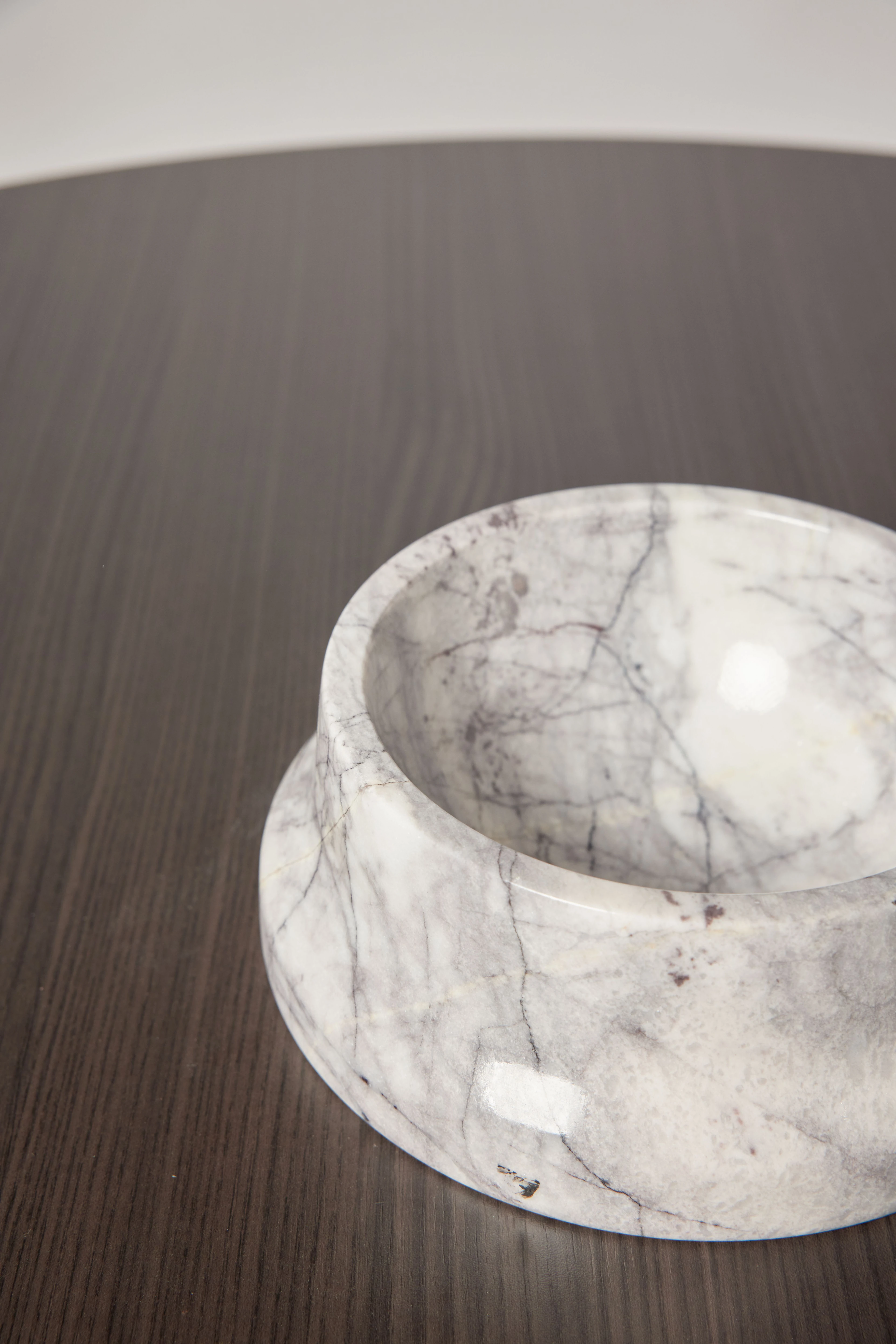 Mermer Kedi Köpek Mama Kabı