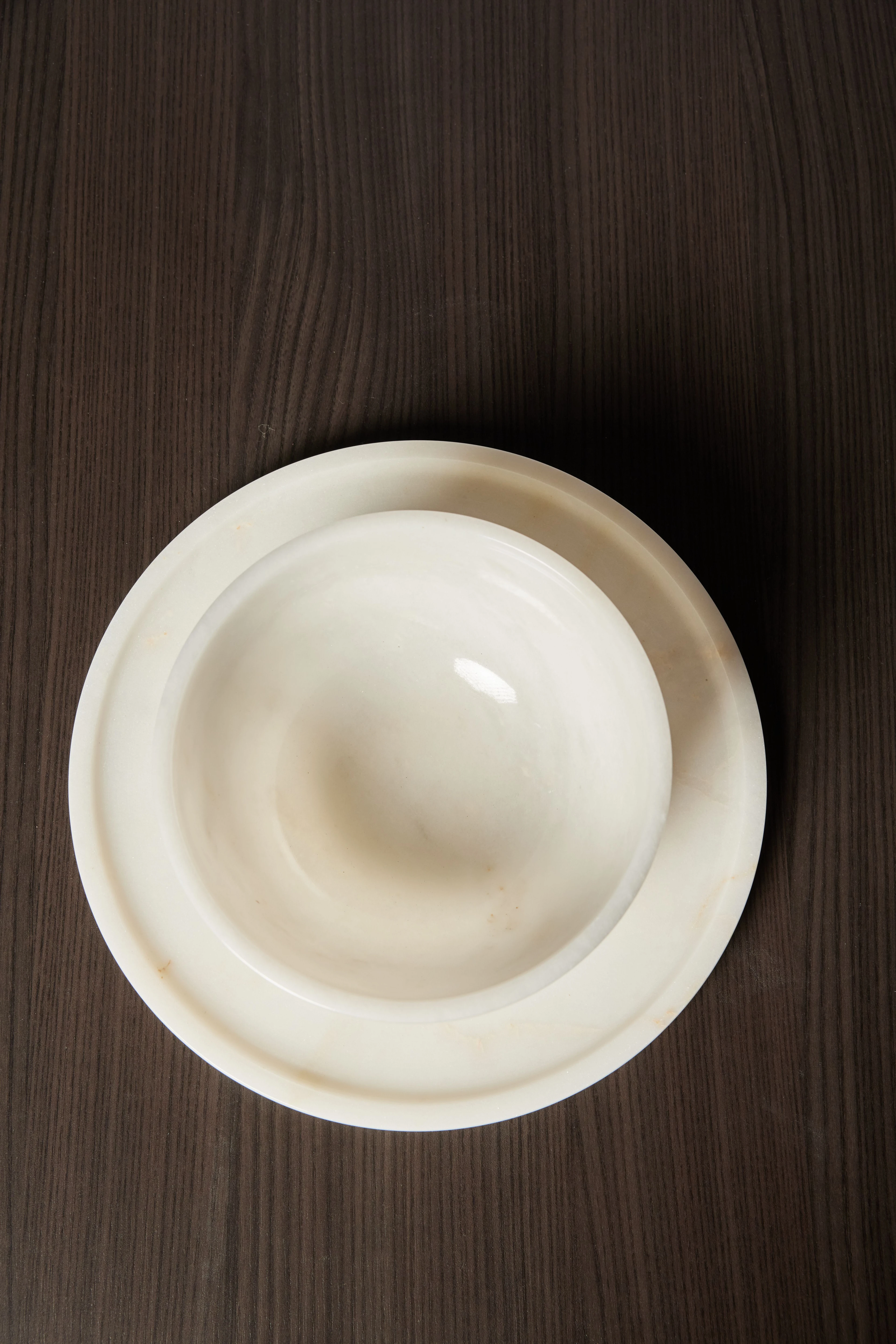 Mermer Çerez ve Sunum Tepsisi Set