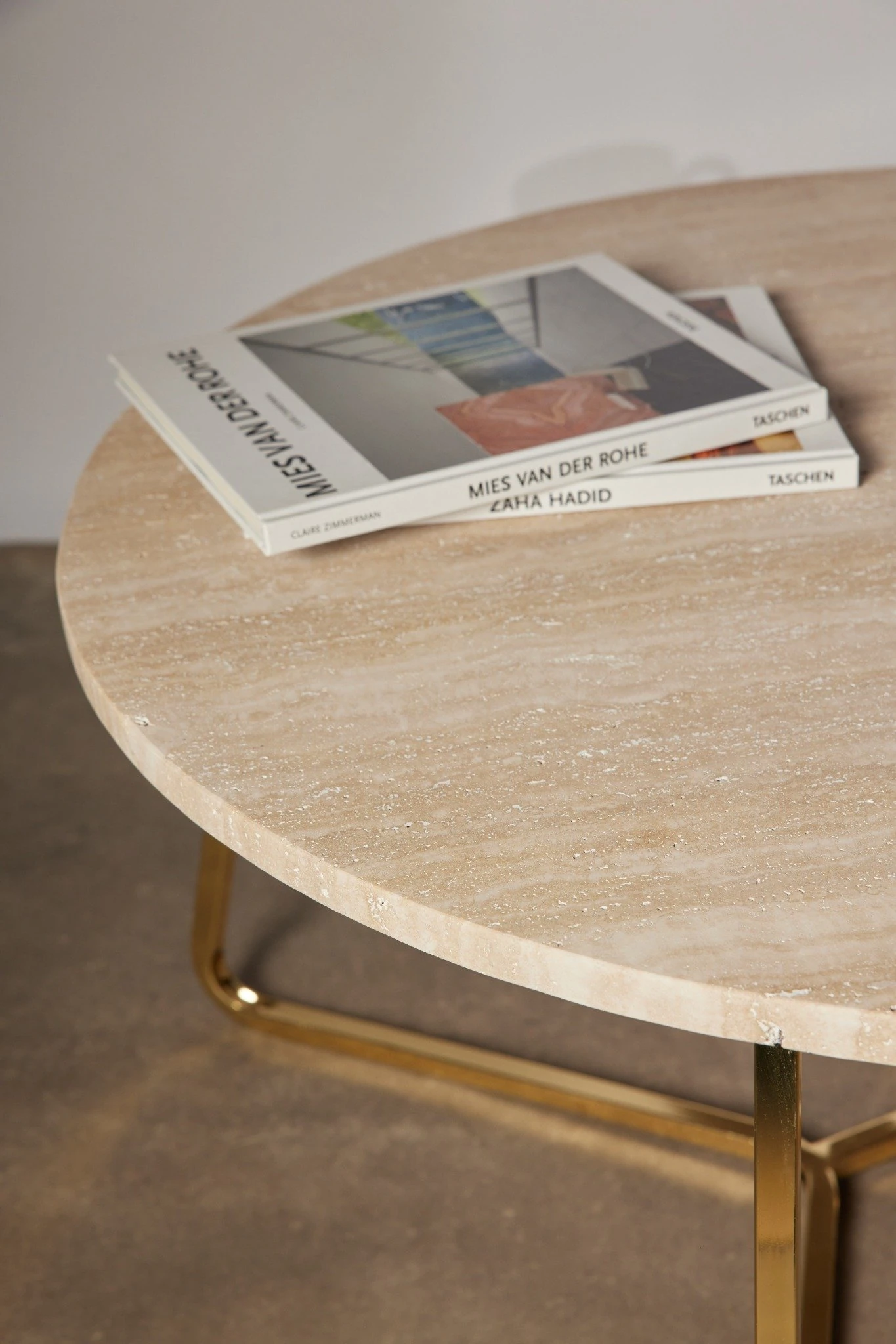 Butterfly Traverten Orta Sehpa