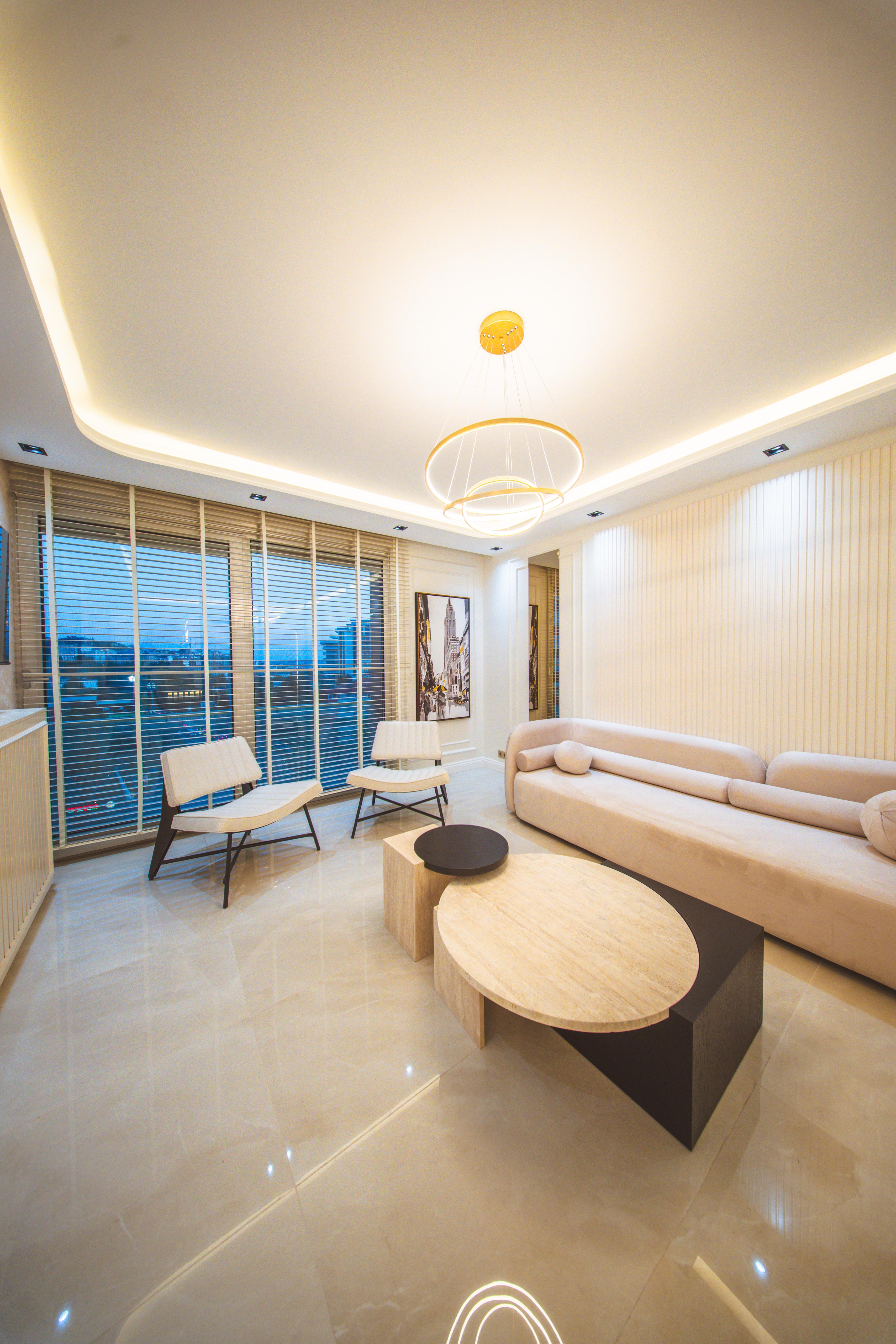 Livio Traverten Orta Sehpa