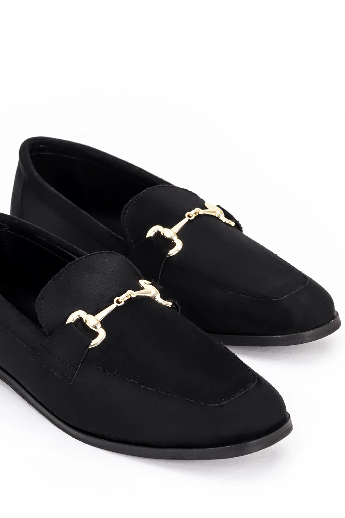 CNG A3 Metal Tokalı Babet - SİYAH SUET