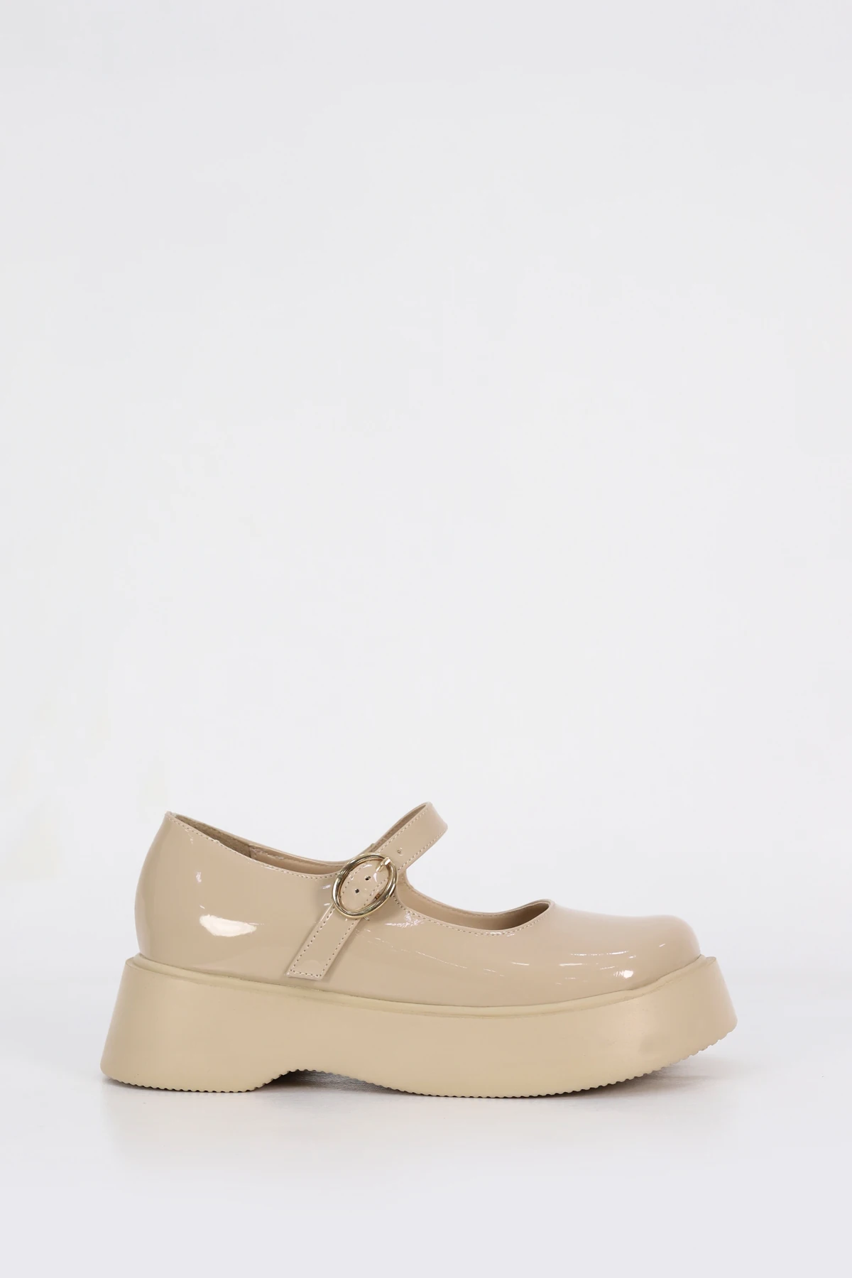 SM 4022 Baretli Toka Detaylı Tabanlı Loafer - TEN RUGAN