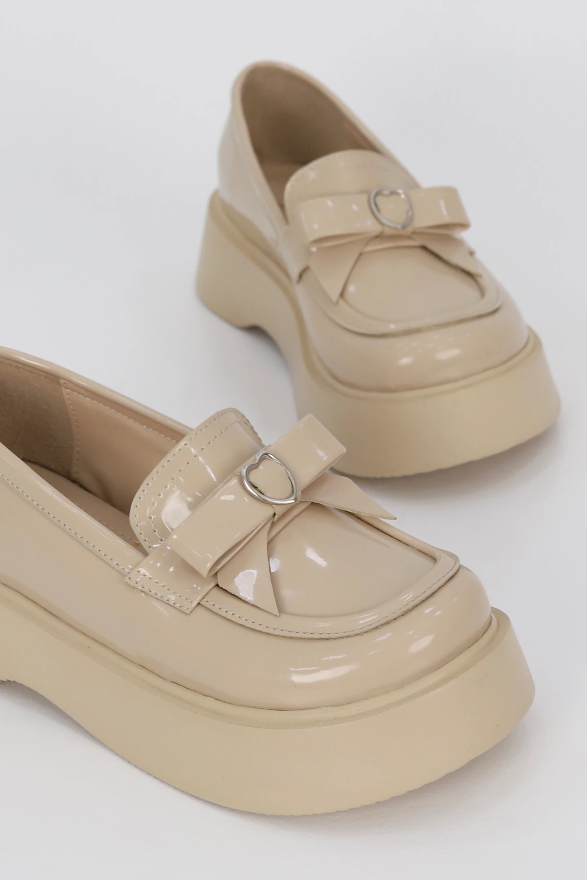 SM 4023 Kalp Toka Detaylı Loafer - TEN RUGAN