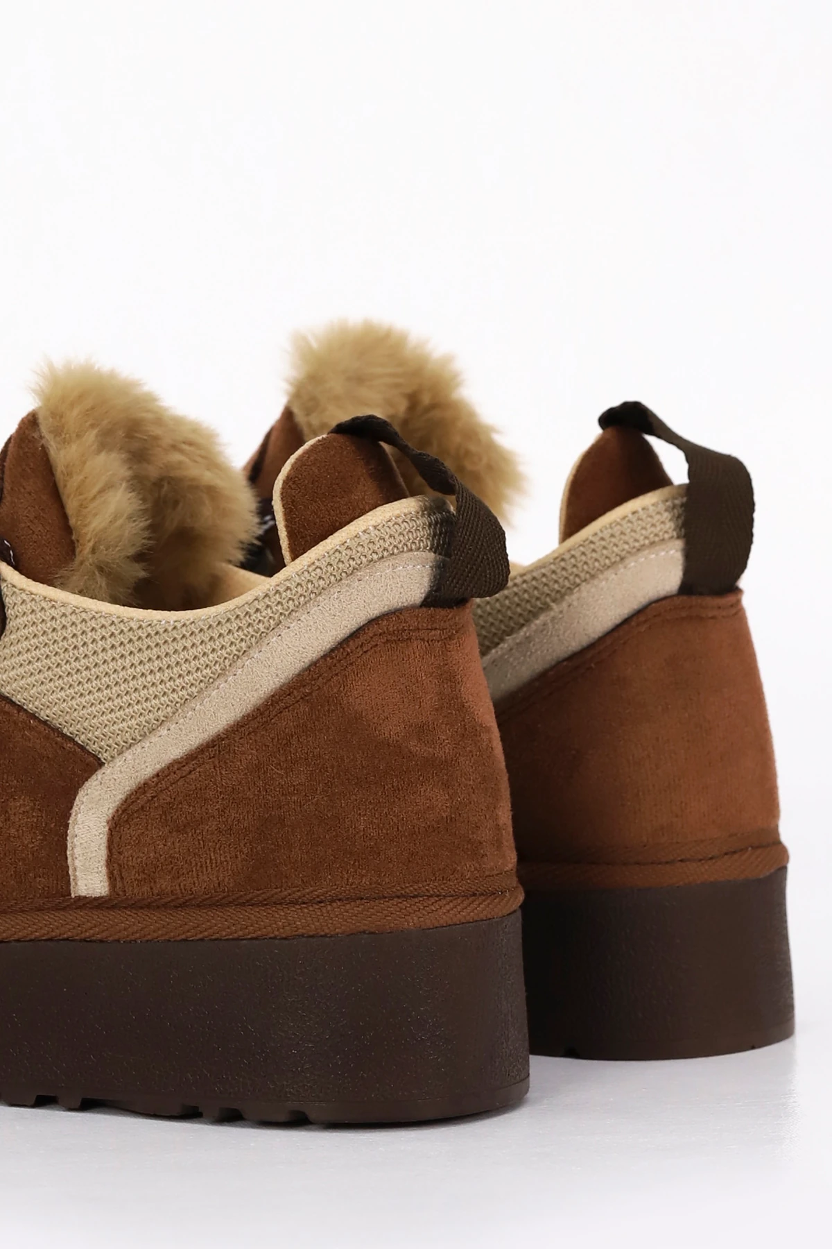 DZY 444 Kalın Taban Kürklü Ayakkabı