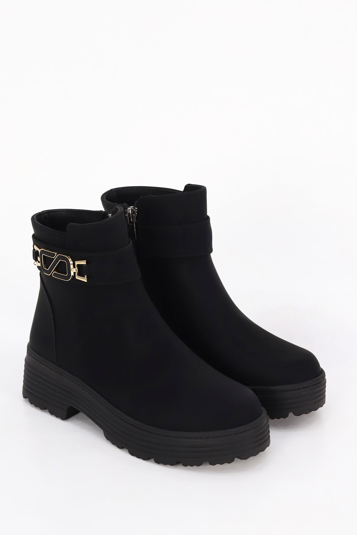 BLN S265 Düz Termo Taban Yan Toka Detay Yarım Bot