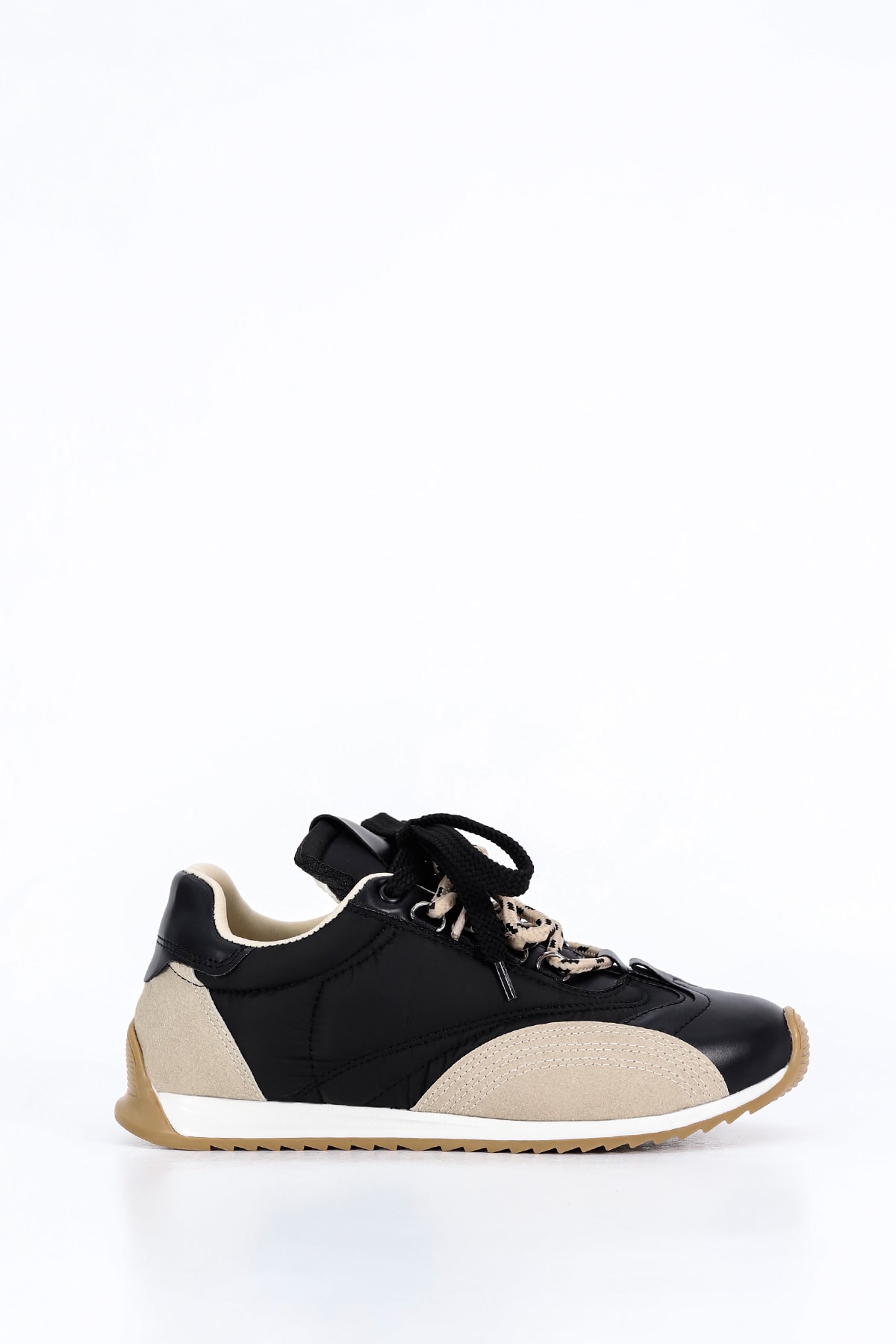 PRNS 186 Bağcıklı Düz Taban Spor Ayakkabı