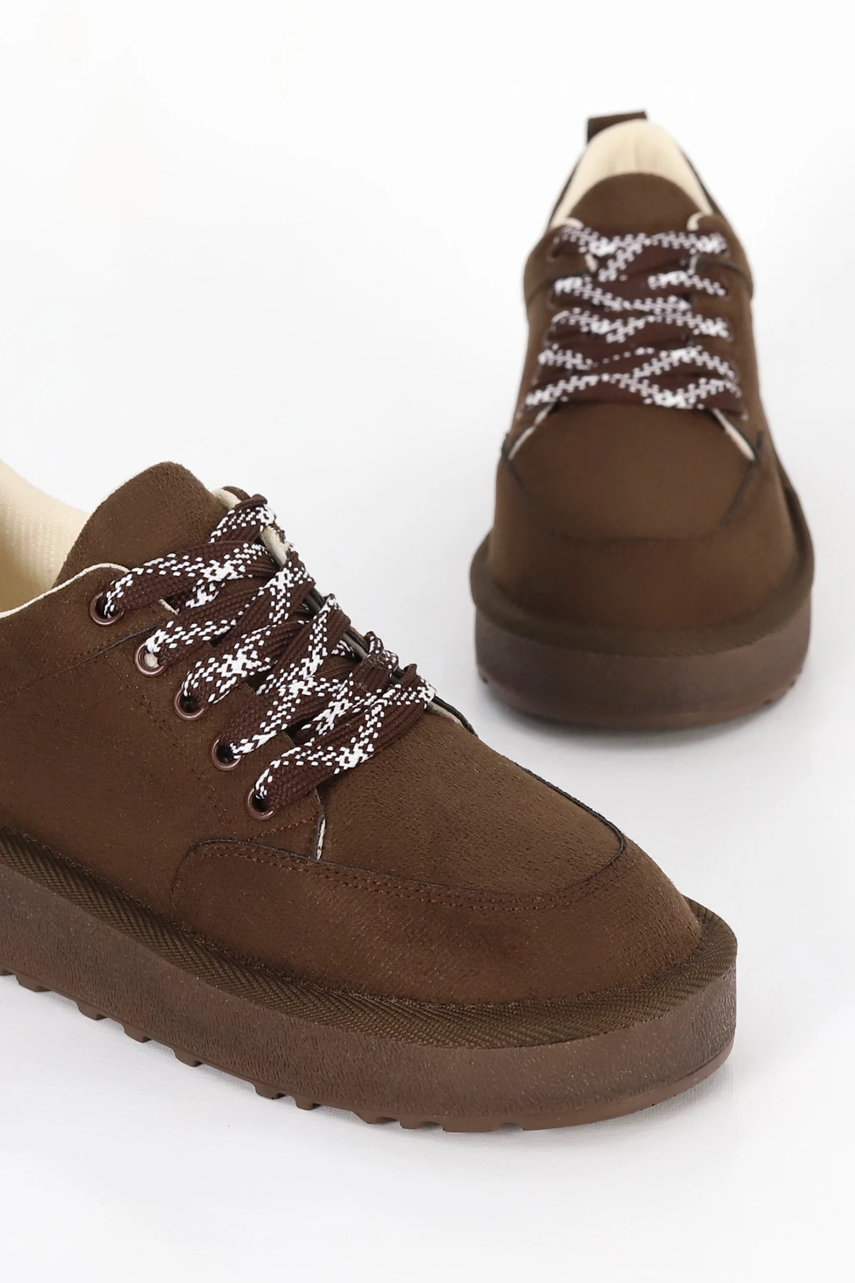DZY 454 Kalın Taban Bağcıklı Ayakkabı