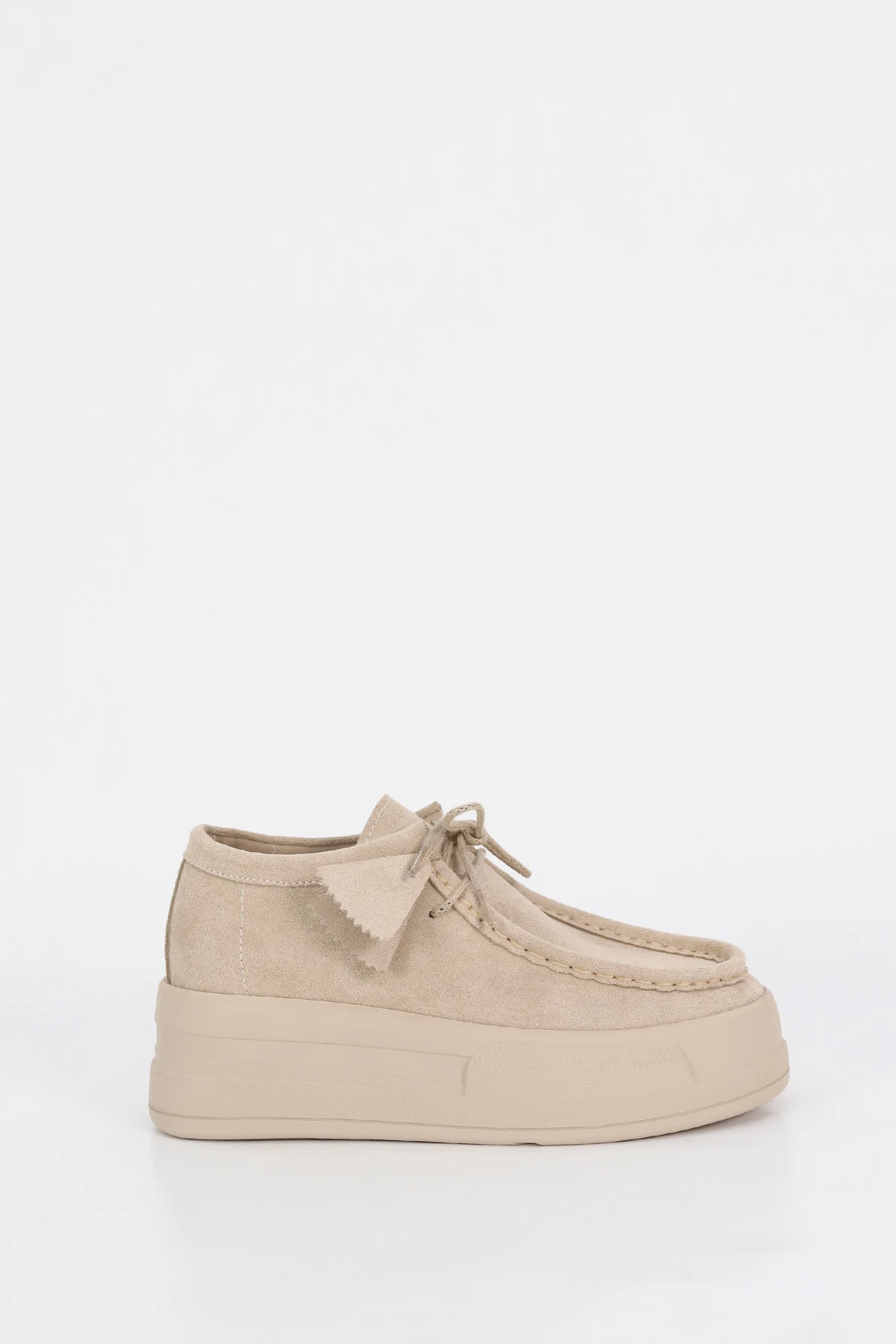 FRM 0038 Bağcıklı Tabanlı Loafer - TEN SÜET