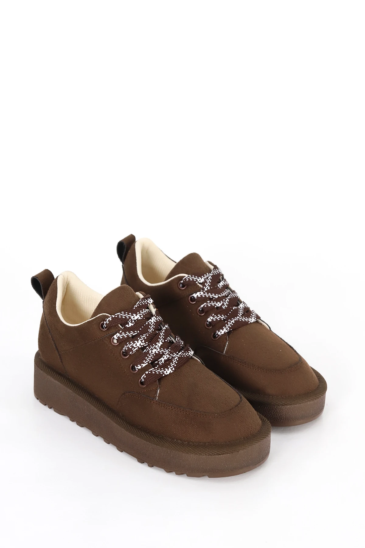 DZY 454 Kalın Taban Bağcıklı Ayakkabı