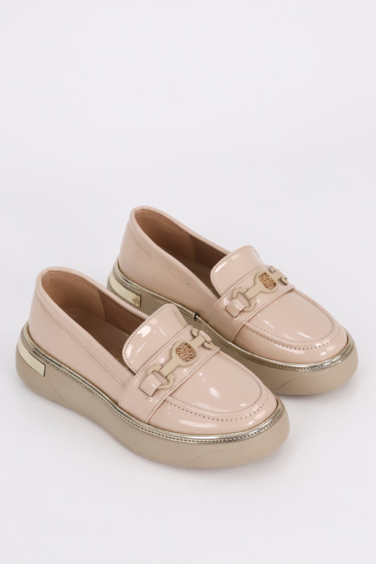MDL 515 Toka Detaylı Loafer - BEJ RUGAN