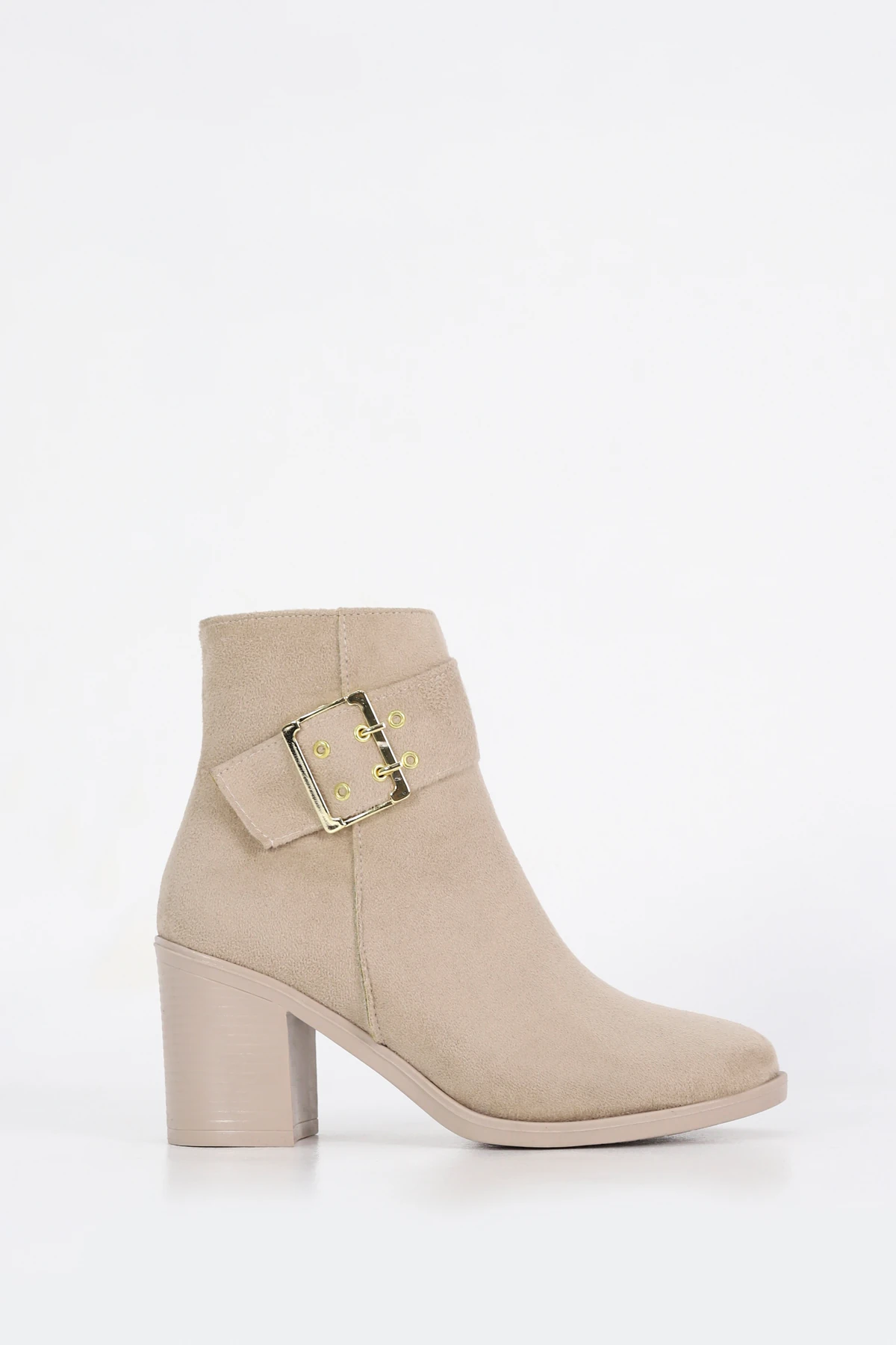 BLN SYB408 Toka Detaylı Yüksek Topuklu Bot