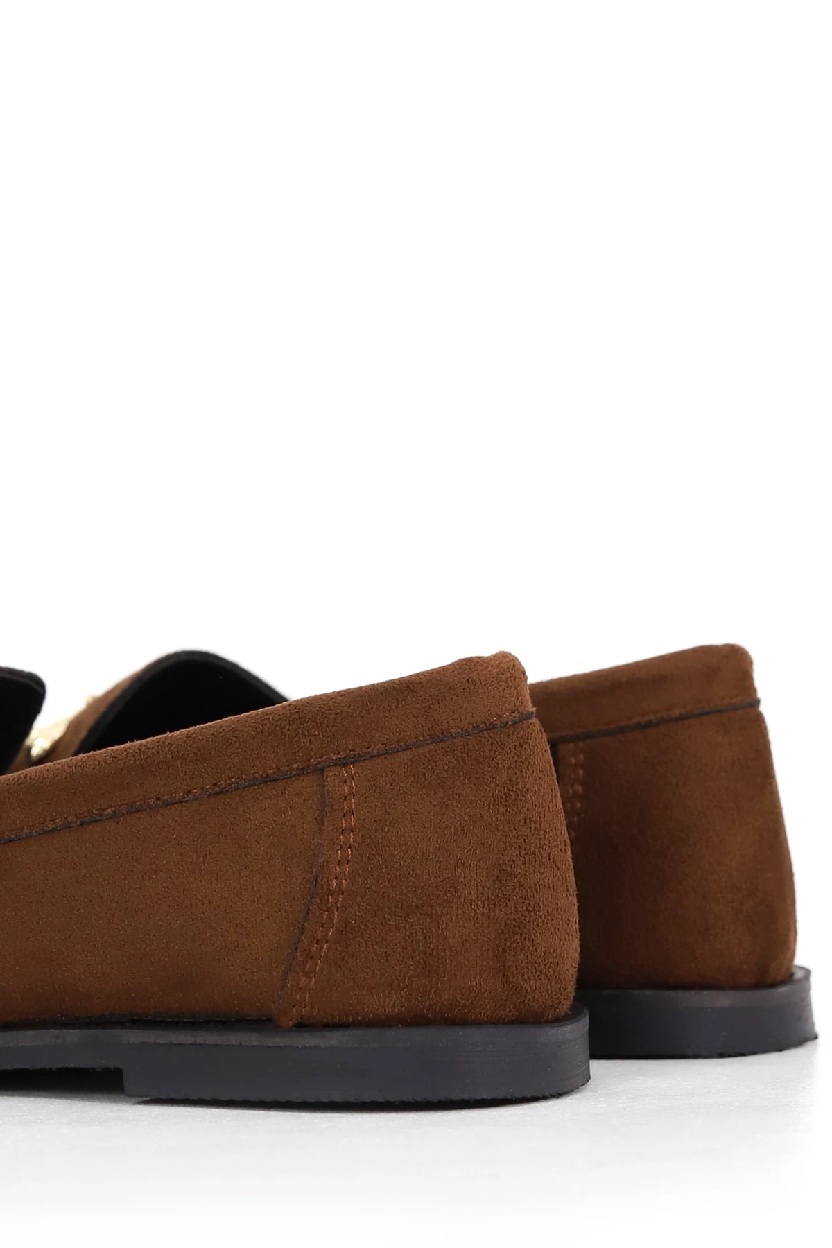 CNG A3 Metal Tokalı Babet - KAHVE SÜET