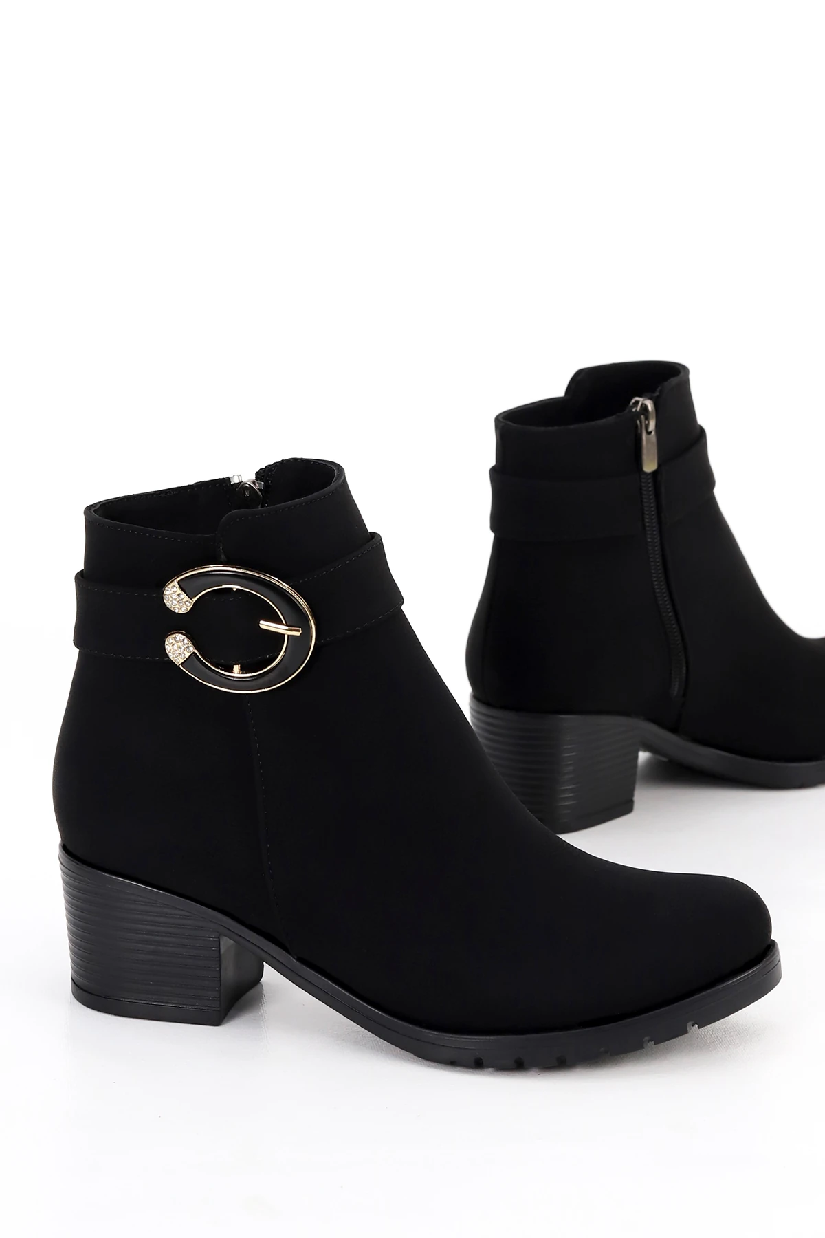 BLN N230 Halka Kemer Toka Detaylı Yarım Bot