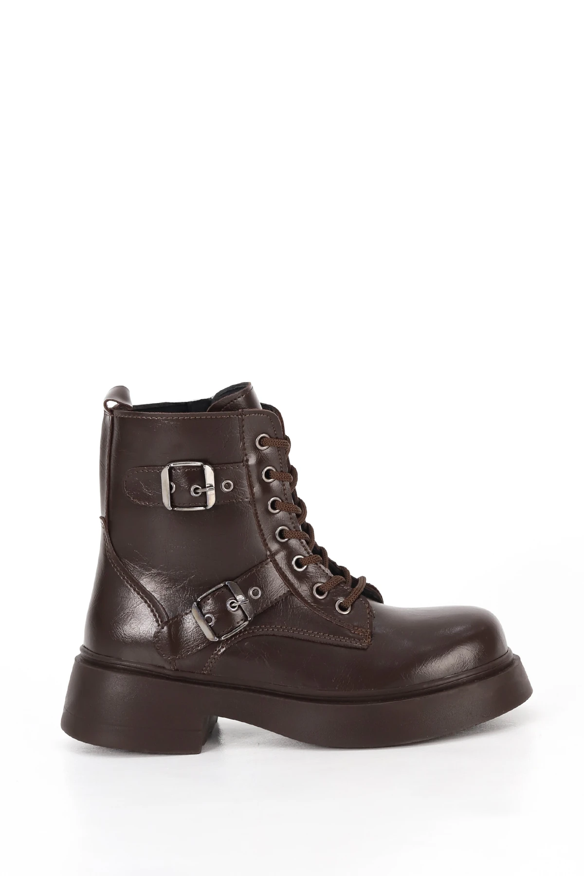 DM 3535 Yan Toka Detay Fermuarlı Kısa Bot