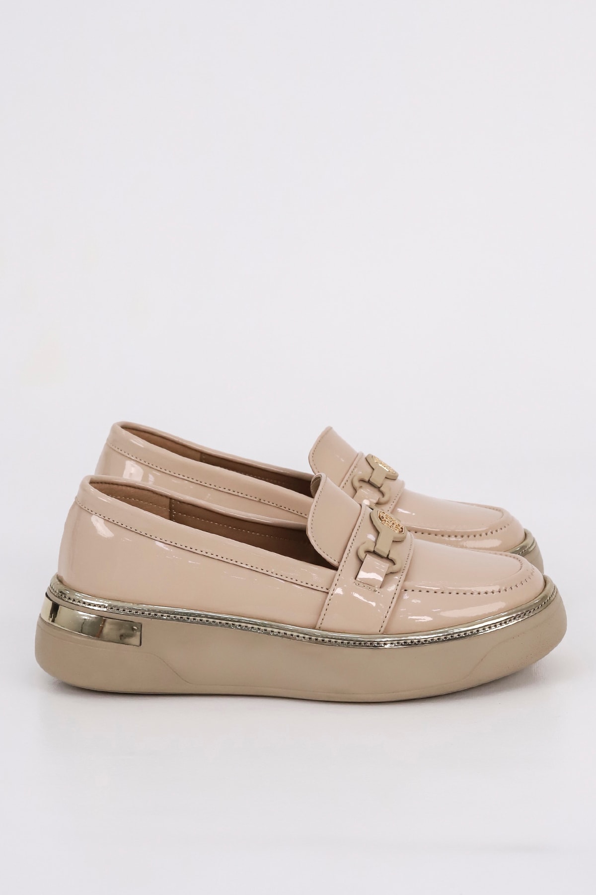 MDL 515 Toka Detaylı Loafer - BEJ RUGAN