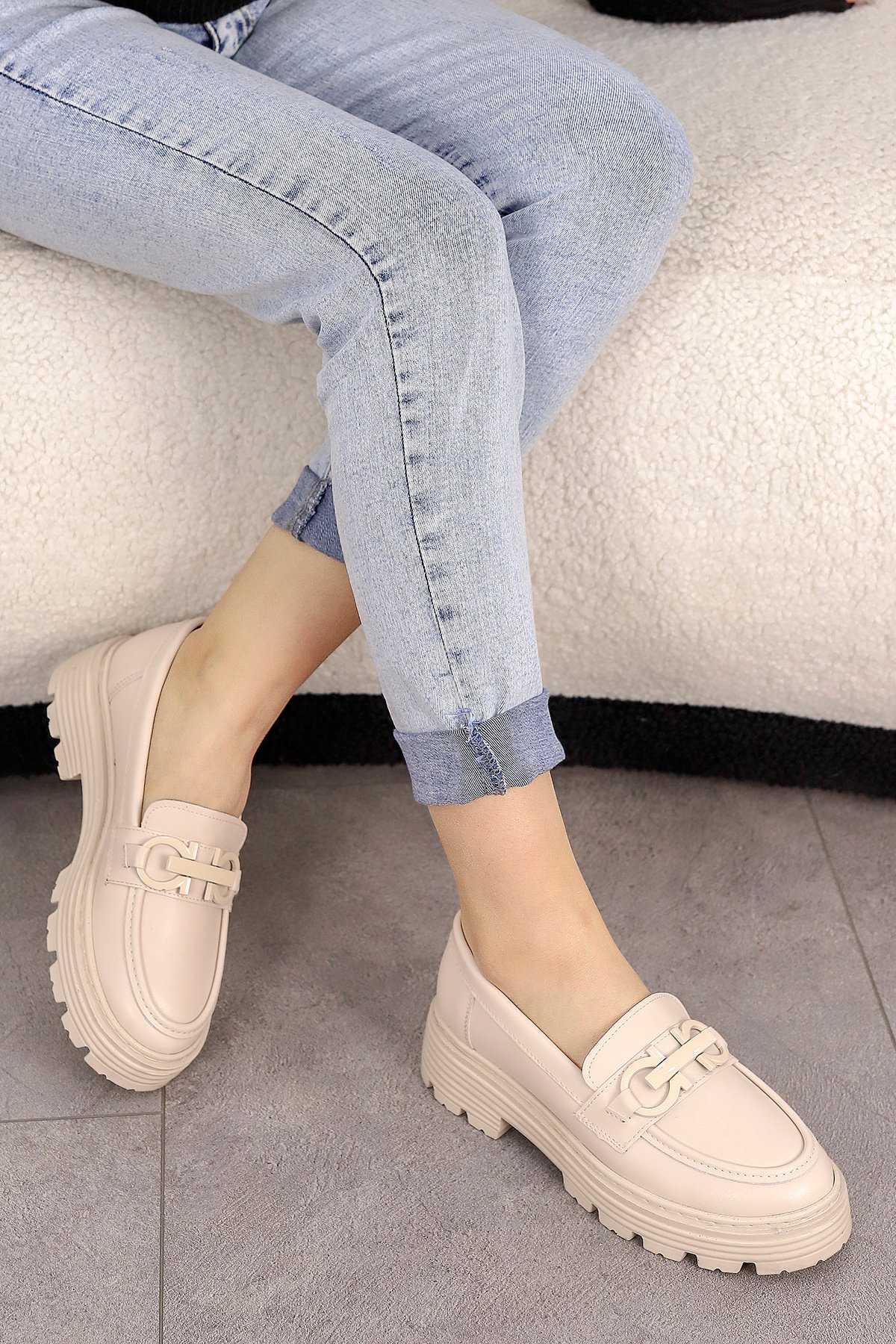 HR 029 Toka Detaylı Loafer