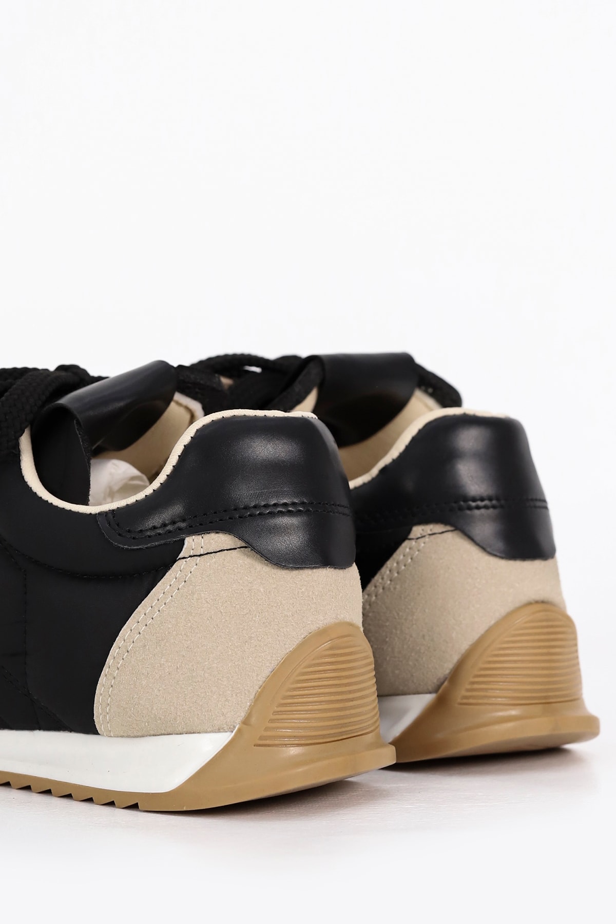 PRNS 186 Bağcıklı Düz Taban Spor Ayakkabı