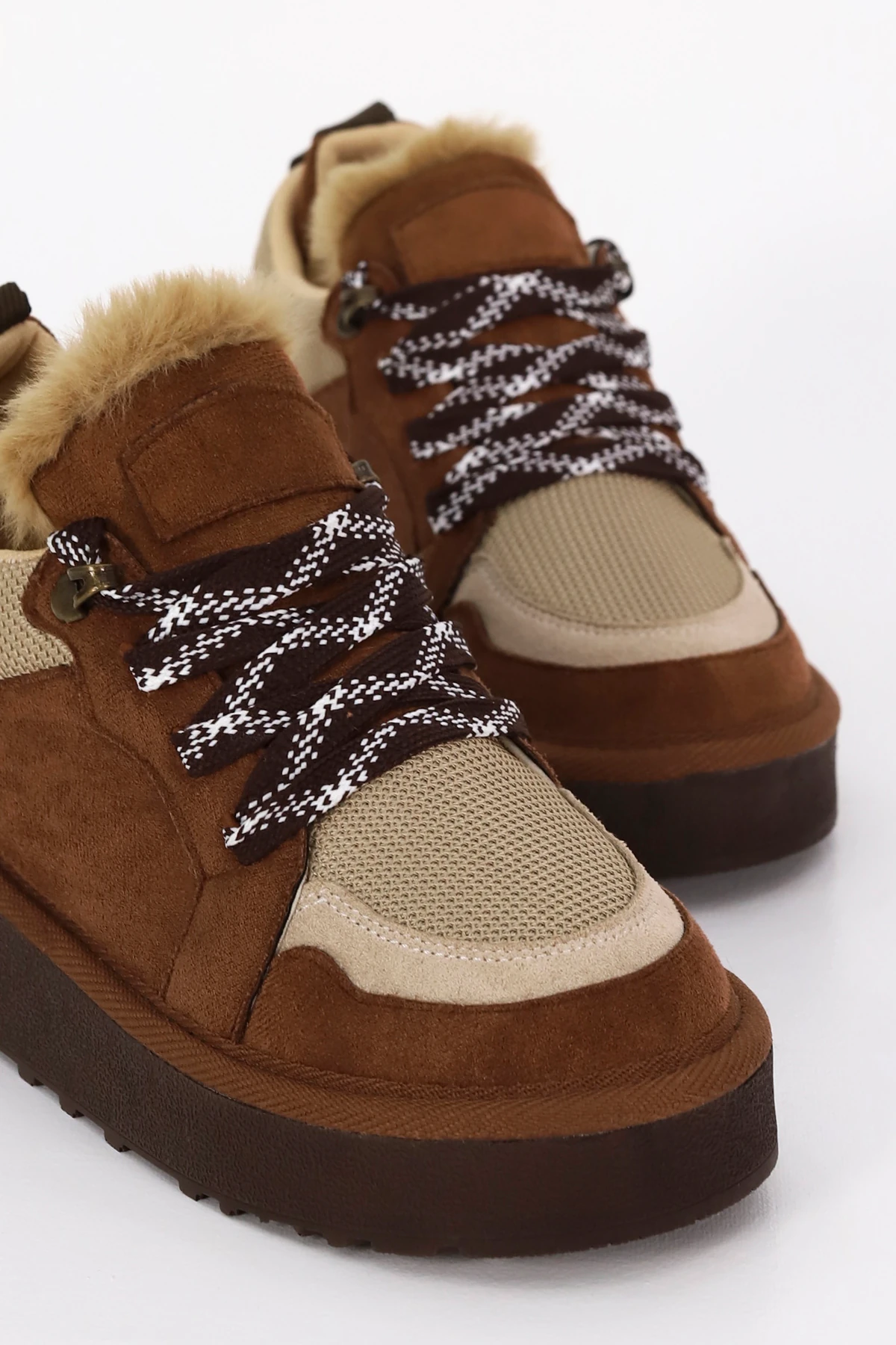 DZY 444 Kalın Taban Kürklü Ayakkabı