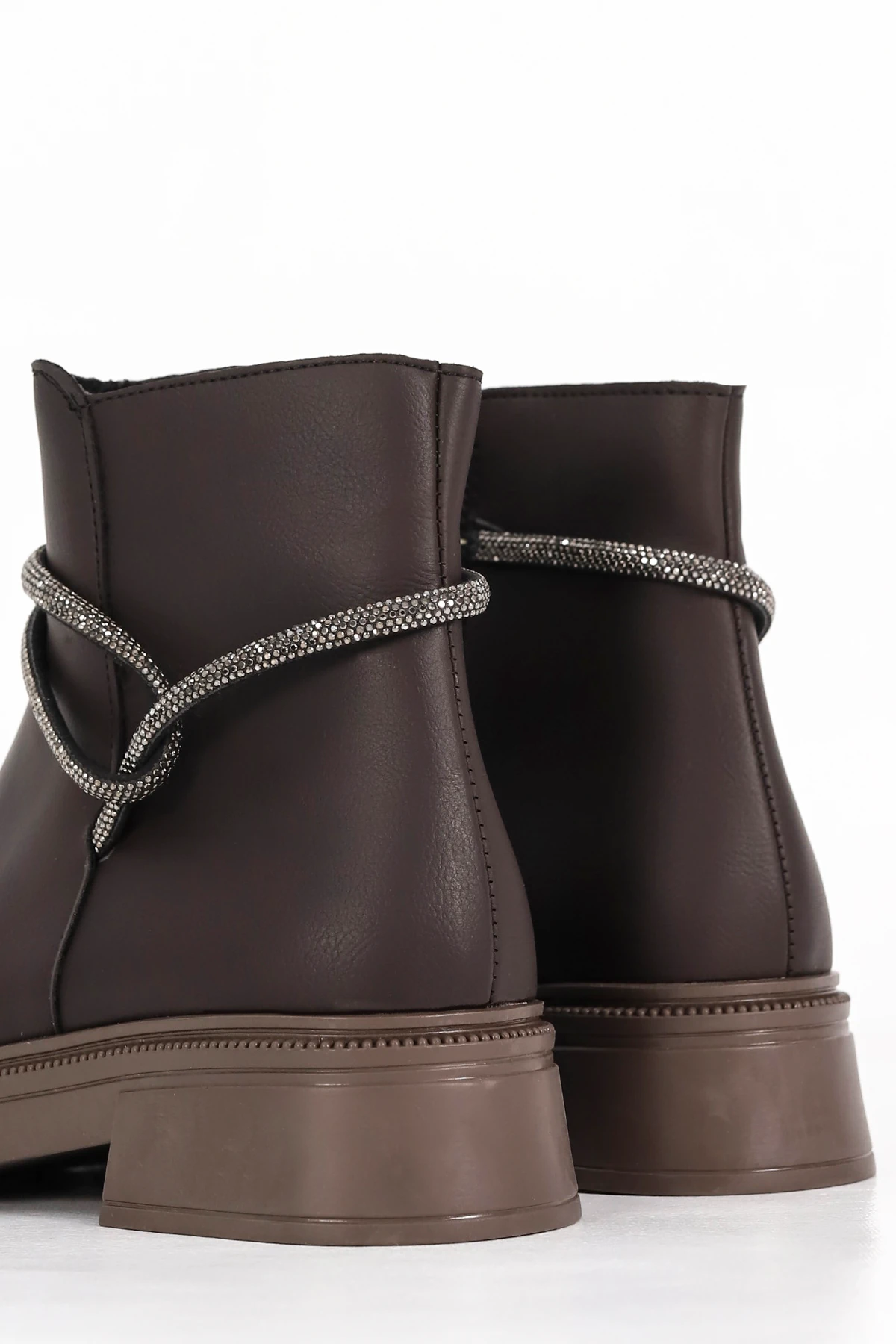 Eldor 03 Taş Detay Fermuarlı Bot