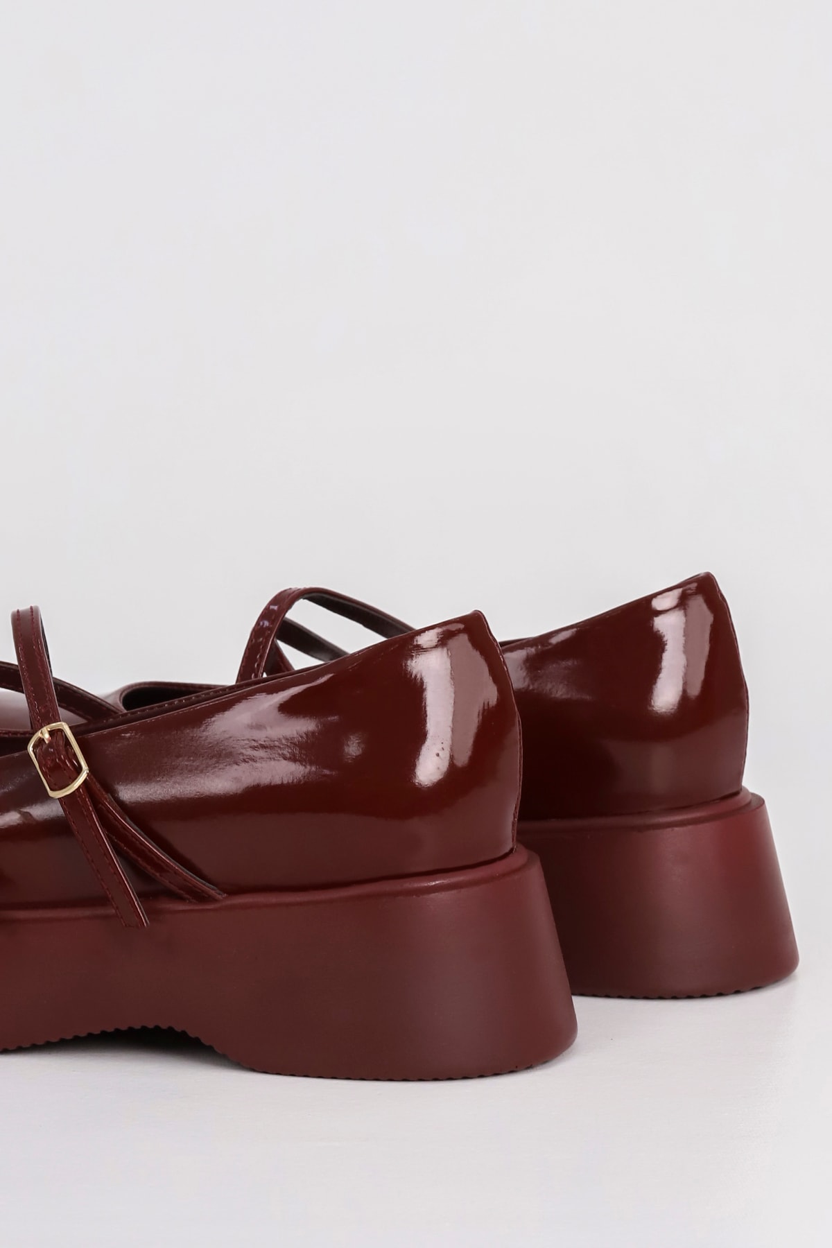 SM 4021 Baretli Kalın Taban Loafer