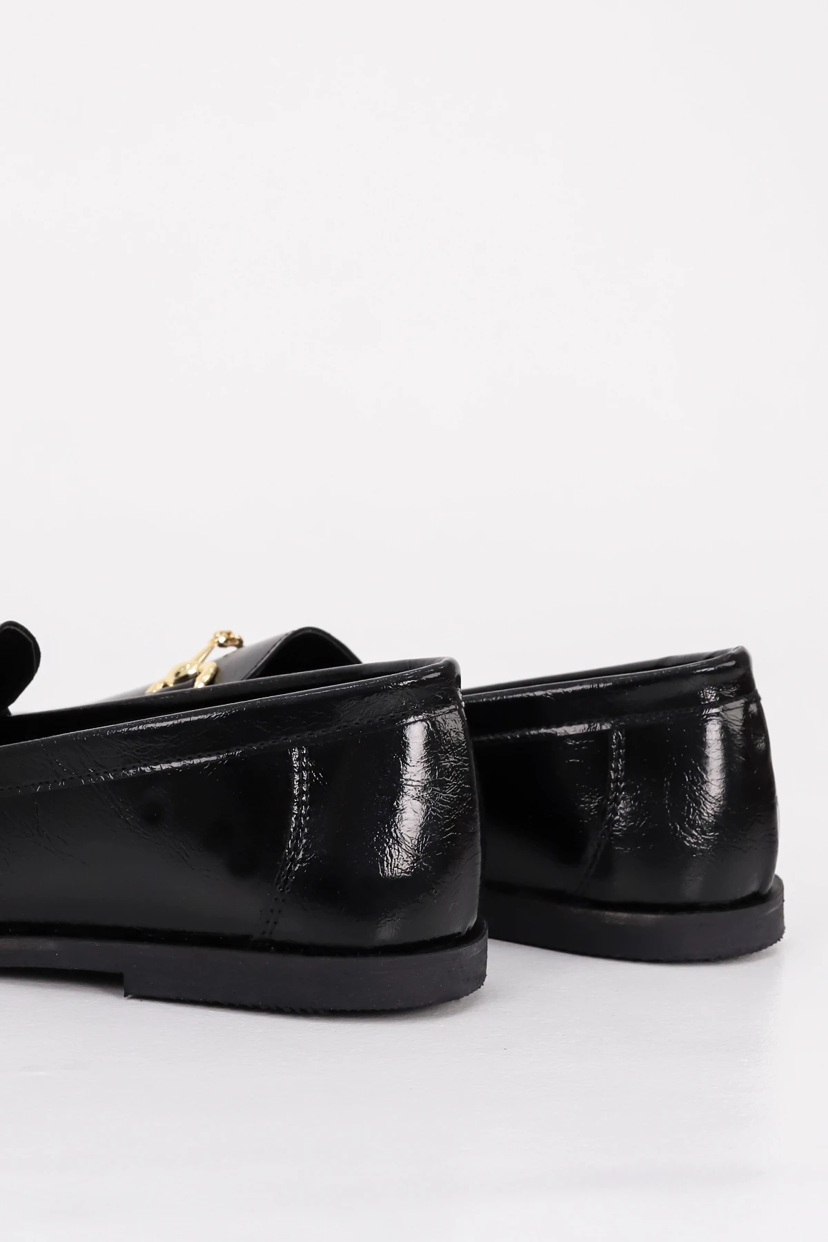 CNG A3 Metal Tokalı Babet - SİYAH RUGAN