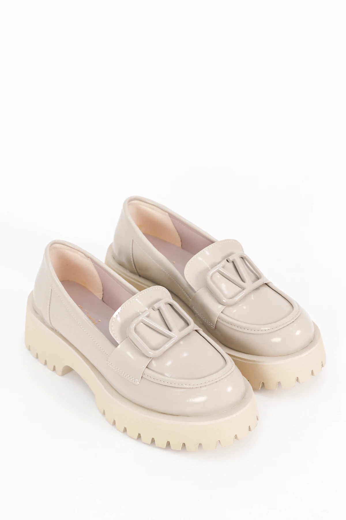 MSN 505 Yüksek Tabanlı Toka Detaylı Loafer