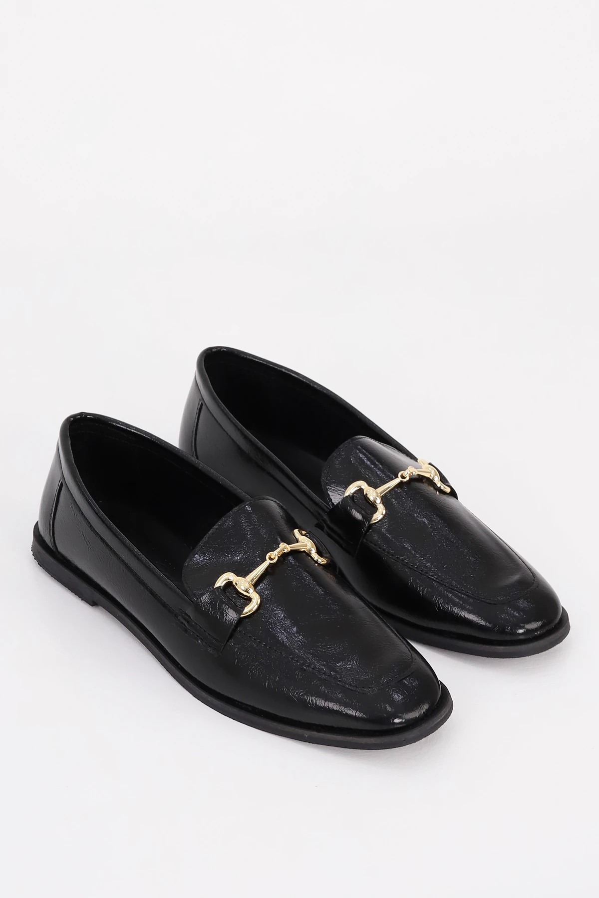 CNG A3 Metal Tokalı Babet - SİYAH RUGAN