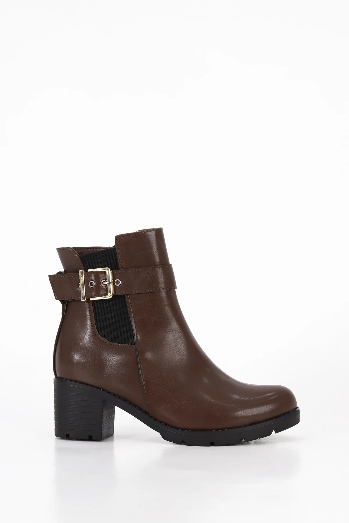 BLN 770 Kemer Toka Detaylı Orta Topuklu Yarım Bot